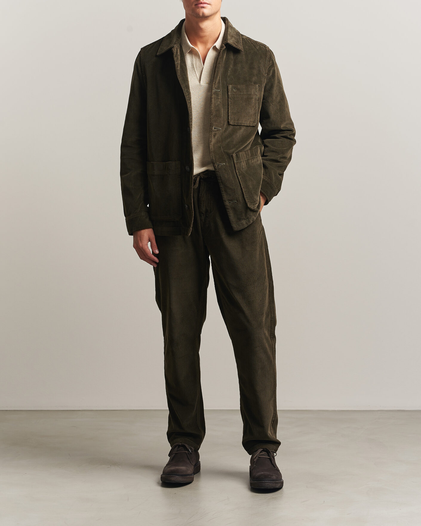Herren | Hosen | Morris | Fenix Cord Trousers Olive
