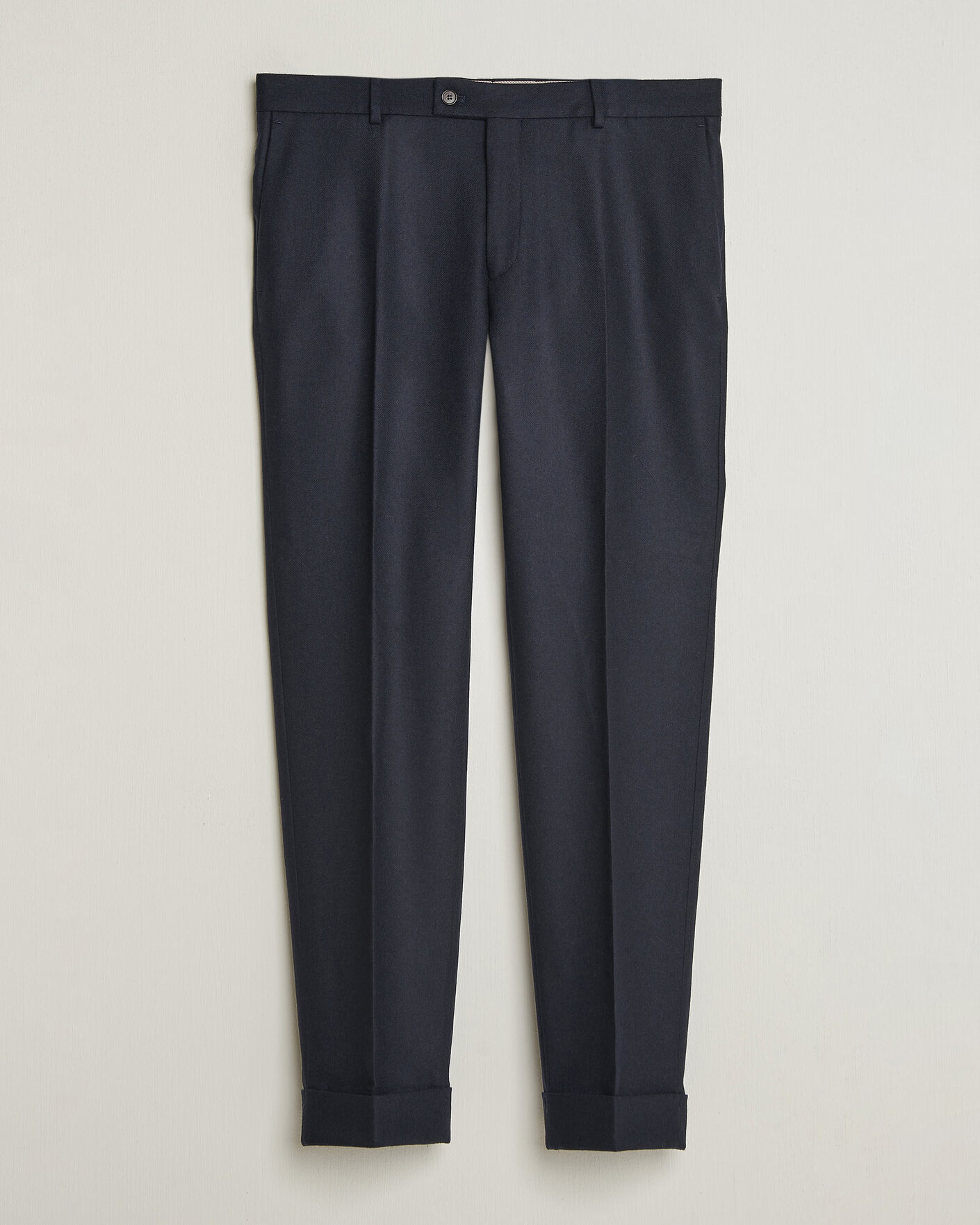 Herren | Hosen | Morris | Flannel Suit Trousers Navy
