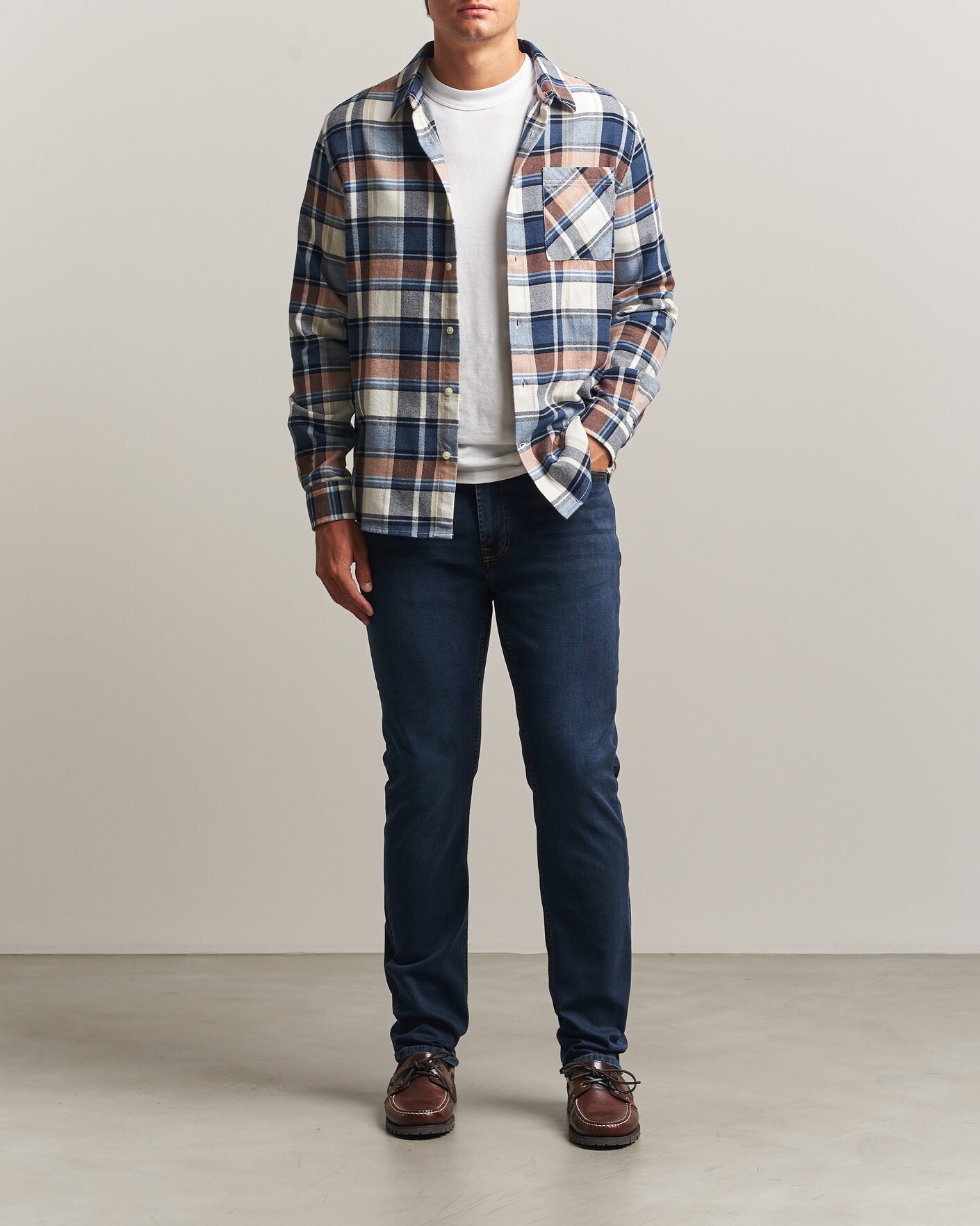 Herren | Jeans | Morris | Steve Satin Jeans One Year Wash