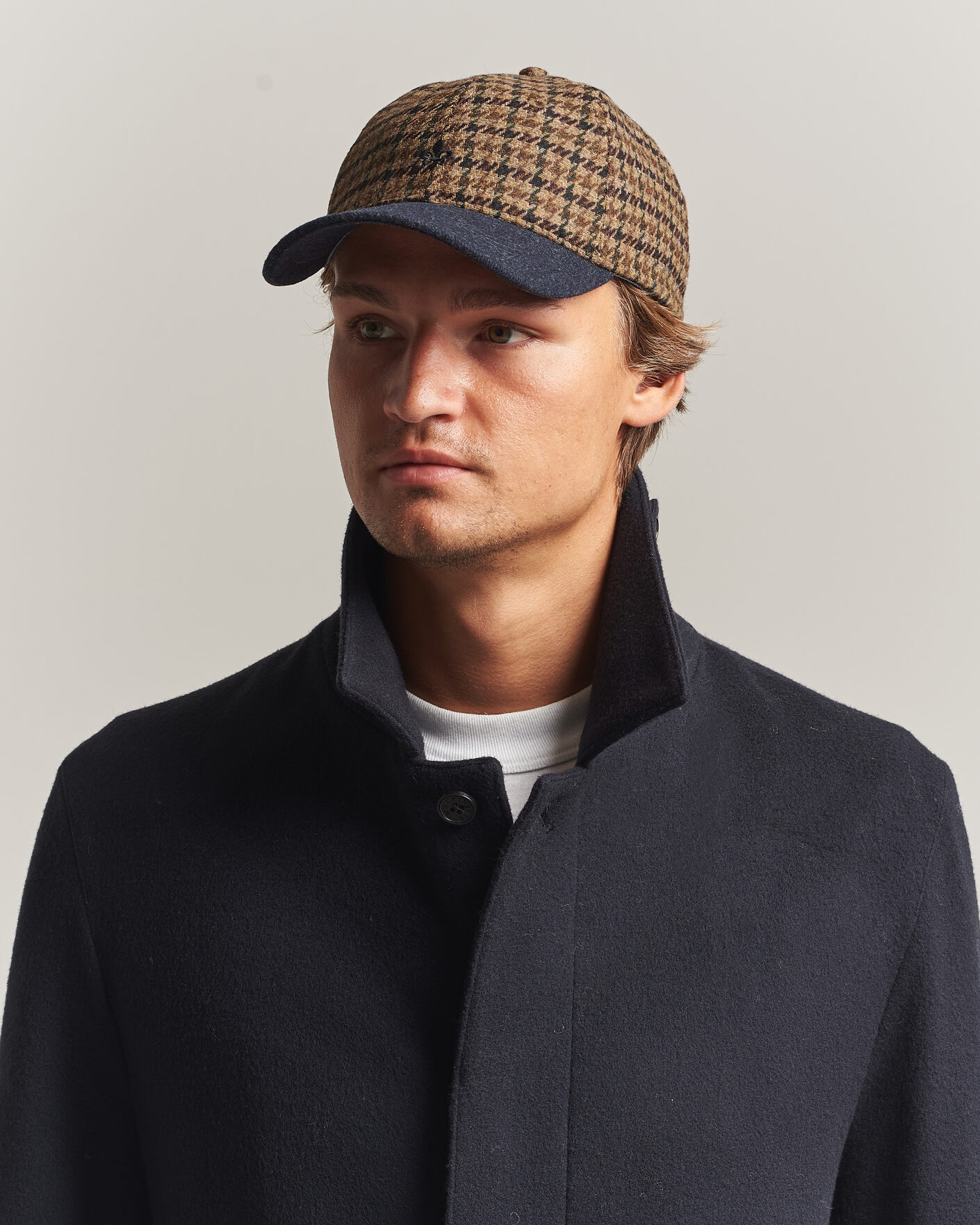 Herren | Hüte & Mützen | Morris | Digby Check Cap Brown