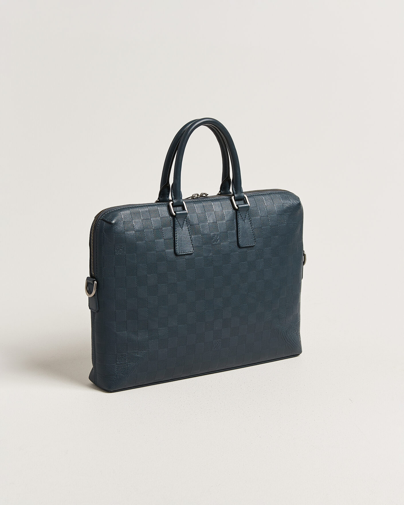 Herren | Pre-Owned & Vintage Bags | Louis Vuitton Pre-Owned | Porte Documents Bag Damier Infini Onyx
