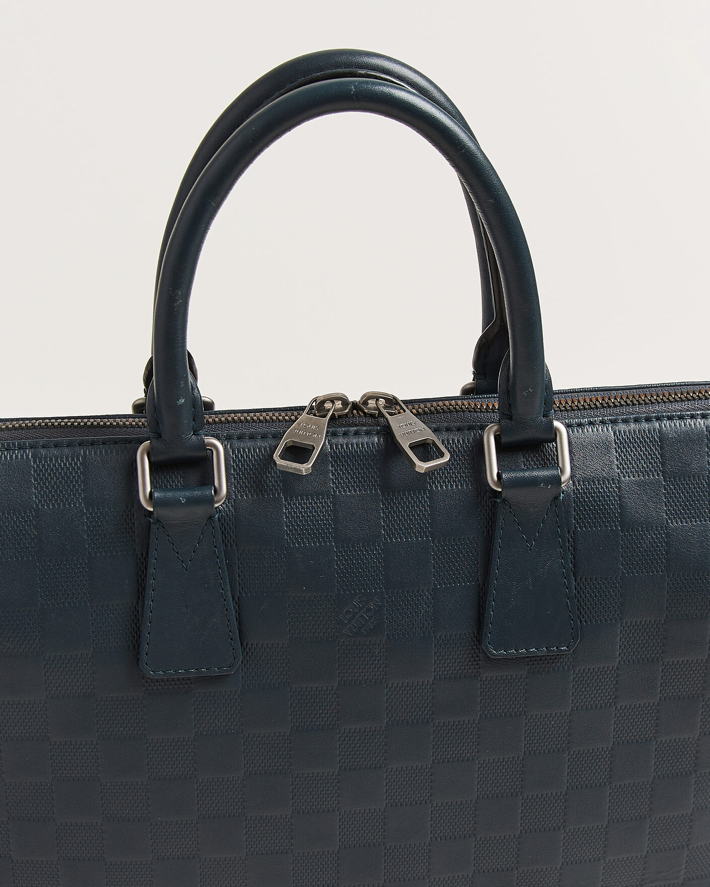 Herren | Pre-Owned & Vintage Bags | Louis Vuitton Pre-Owned | Porte Documents Bag Damier Infini Onyx