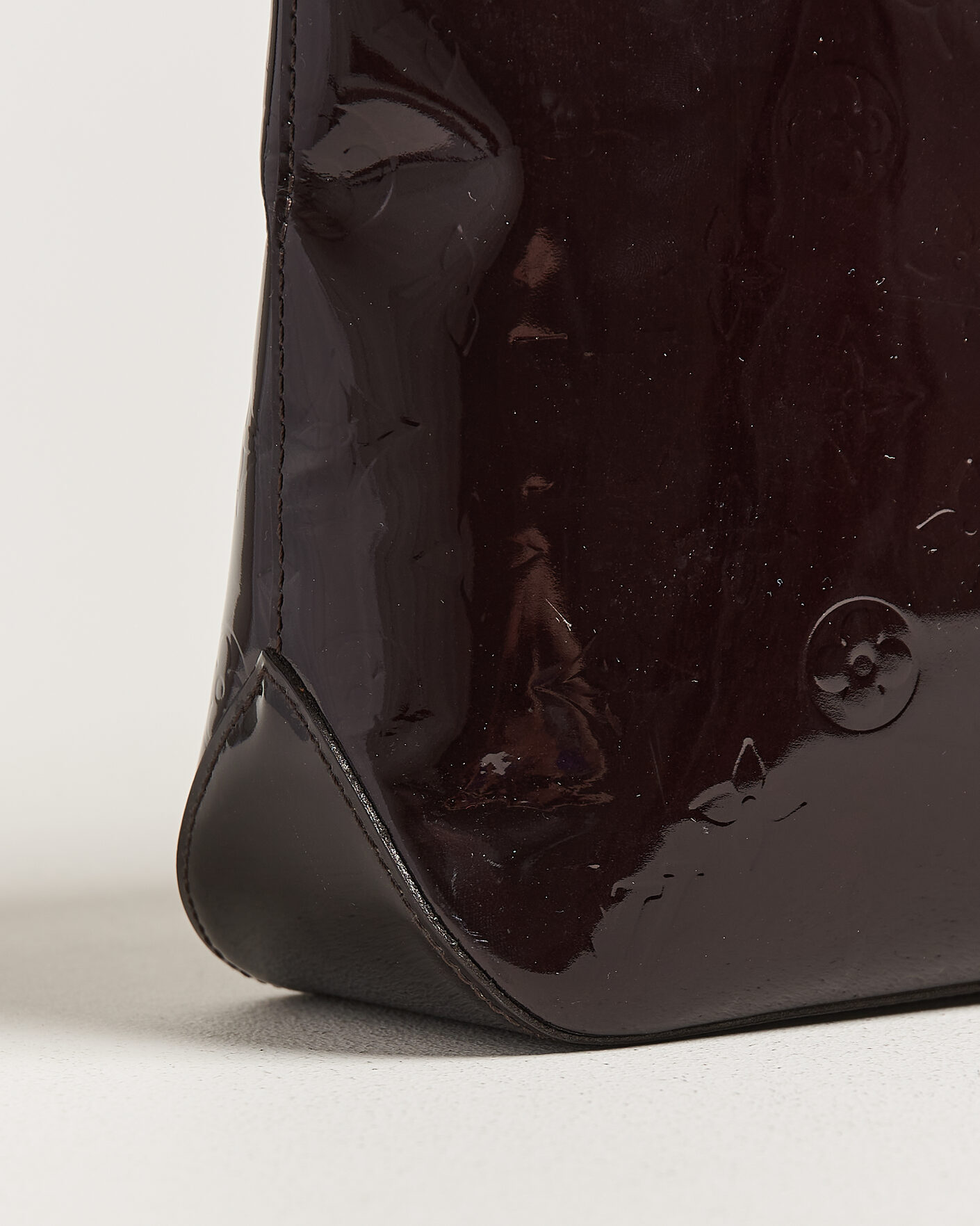 Herren | Pre-Owned & Vintage Bags | Louis Vuitton Pre-Owned | Brentwood Tote Bag Vernis Leather Burgundy