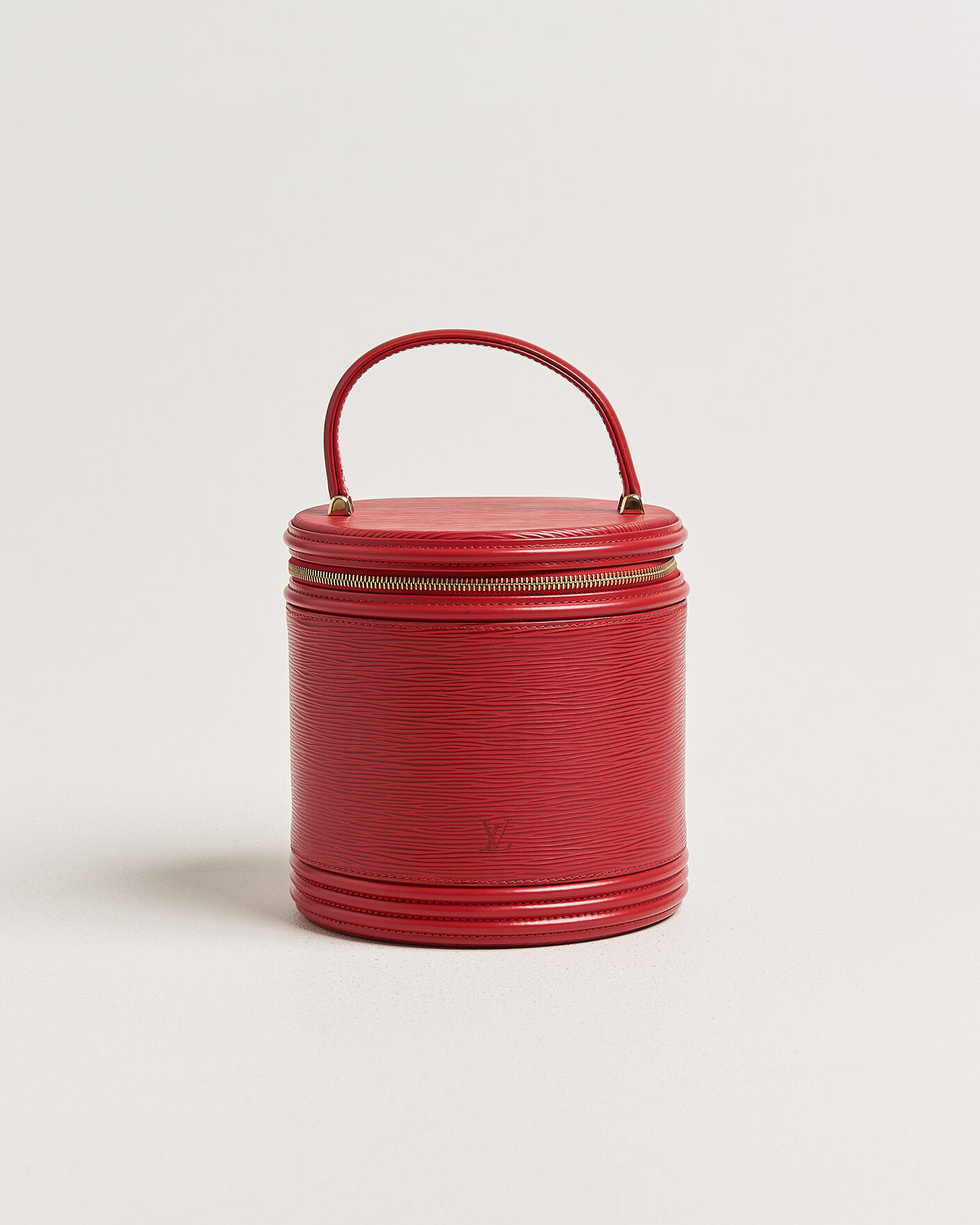 Herren | Pre-Owned & Vintage Bags | Louis Vuitton Pre-Owned | Cannes Vanity Case Epi Leather Red