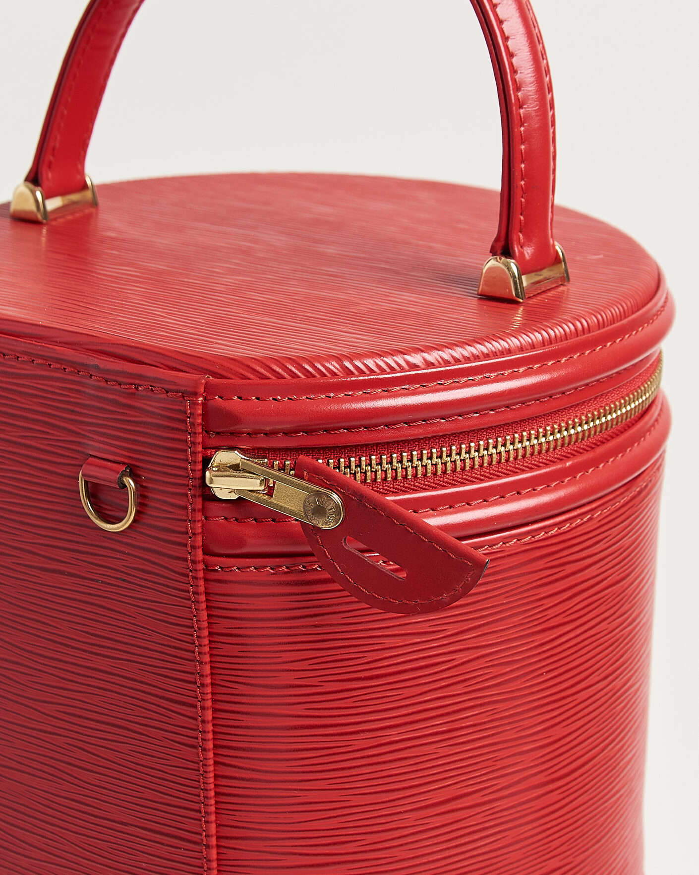 Herren | Pre-Owned & Vintage Bags | Louis Vuitton Pre-Owned | Cannes Vanity Case Epi Leather Red