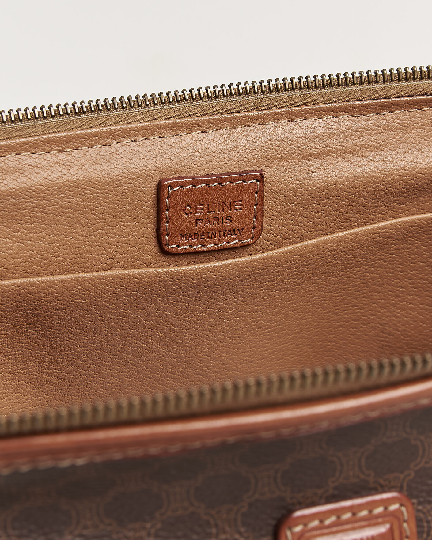 Herren | Pre-Owned & Vintage Bags | Celine Pre-Owned | Macadame Pouch Bag Monogram