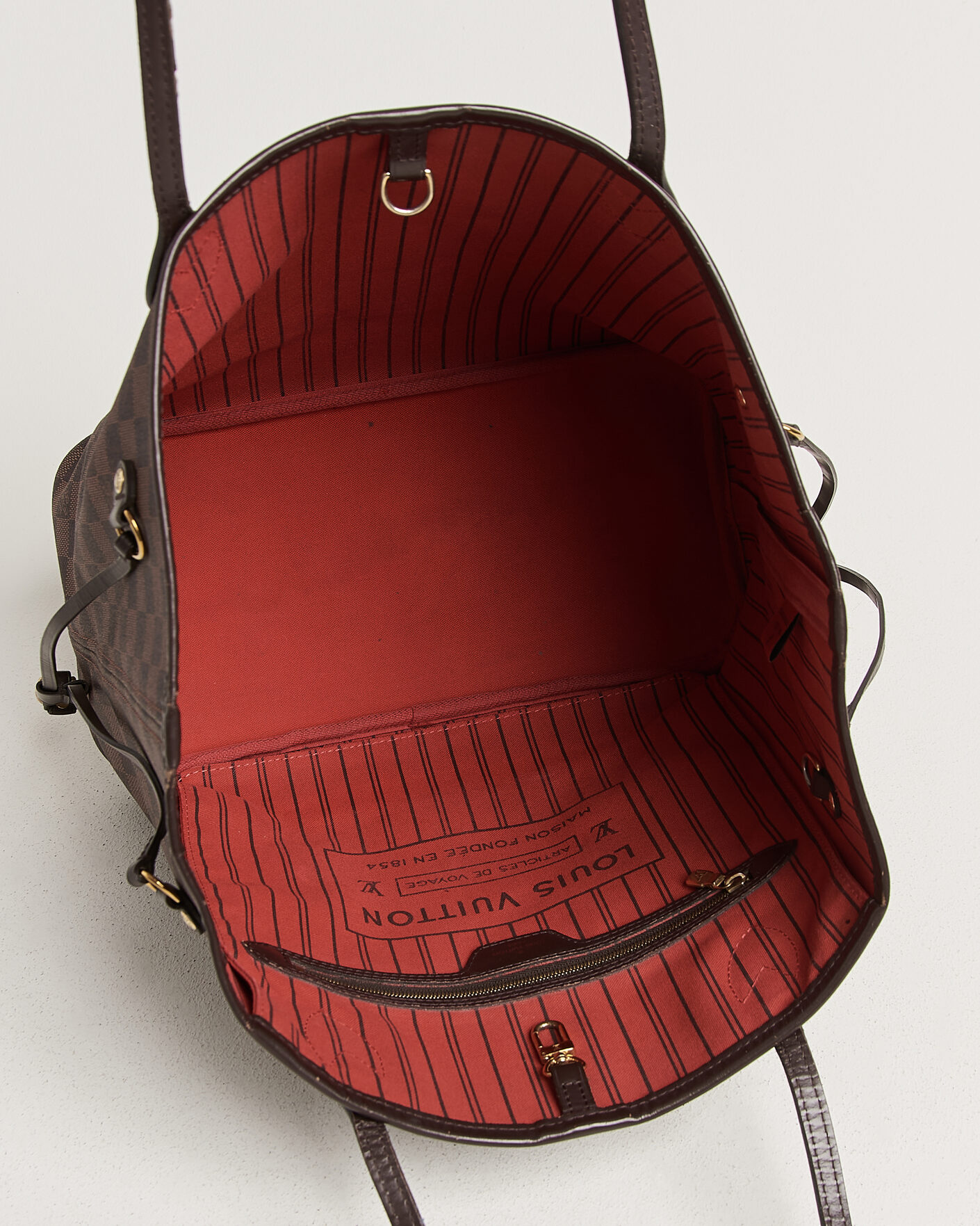 Herren | Pre-Owned & Vintage Bags | Louis Vuitton Pre-Owned | Neverfull MM Damier Ebene