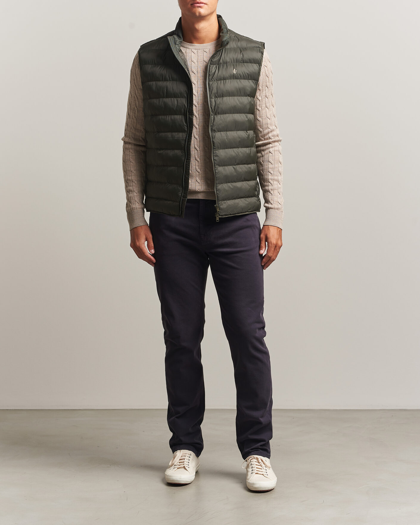 Herren | Westen | Morris | Norfolk Liner Vest Olive