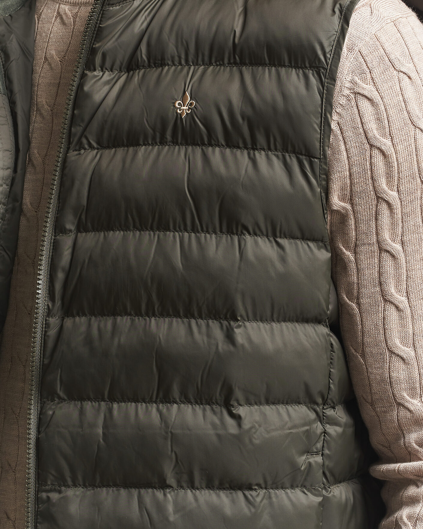 Herren | Westen | Morris | Norfolk Liner Vest Olive