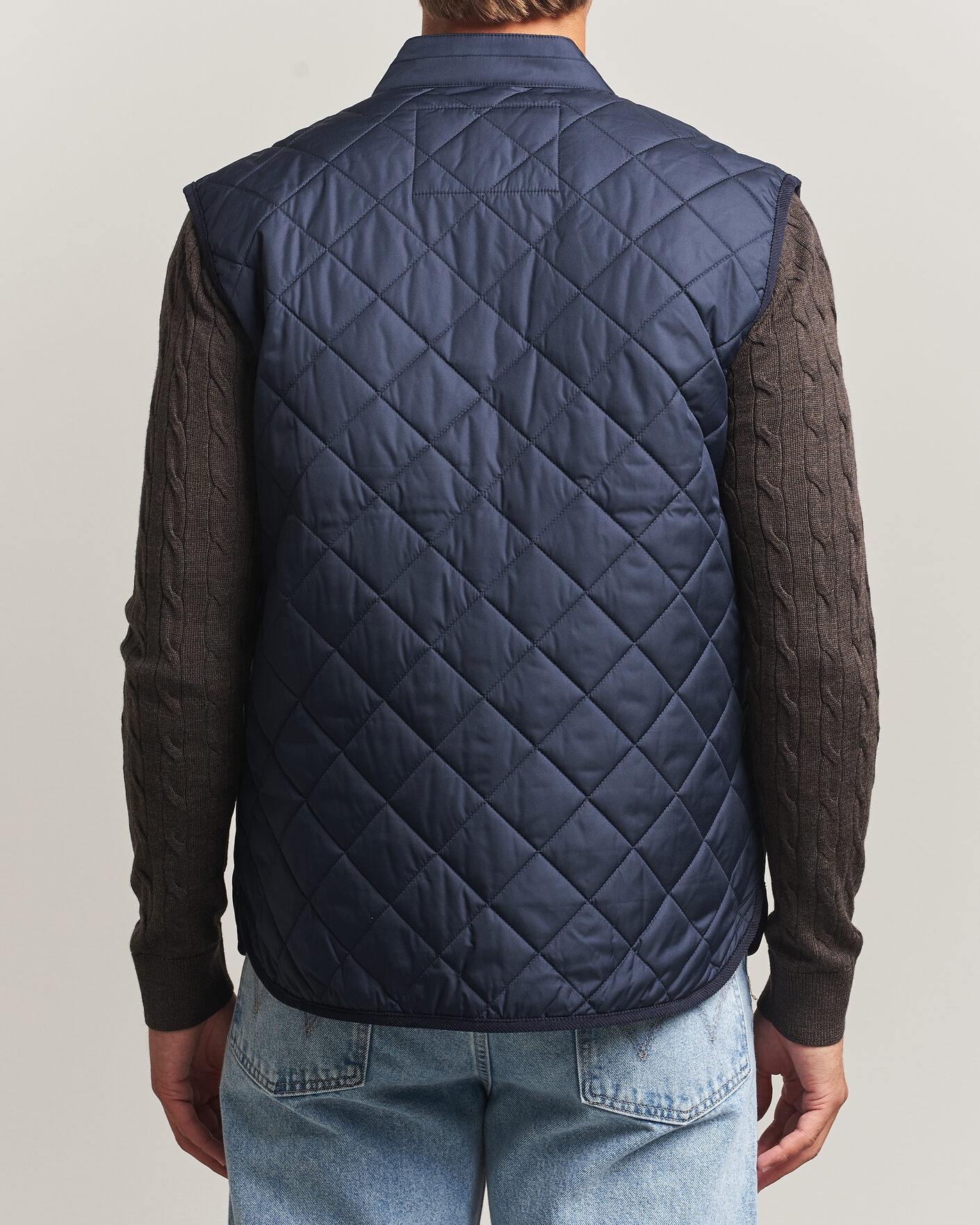 Herren | Westen | Morris | Teddy Quilted Vest Old Blue