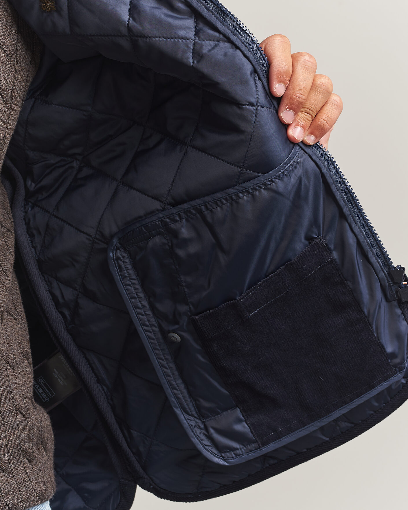 Herren | Westen | Morris | Teddy Quilted Vest Old Blue