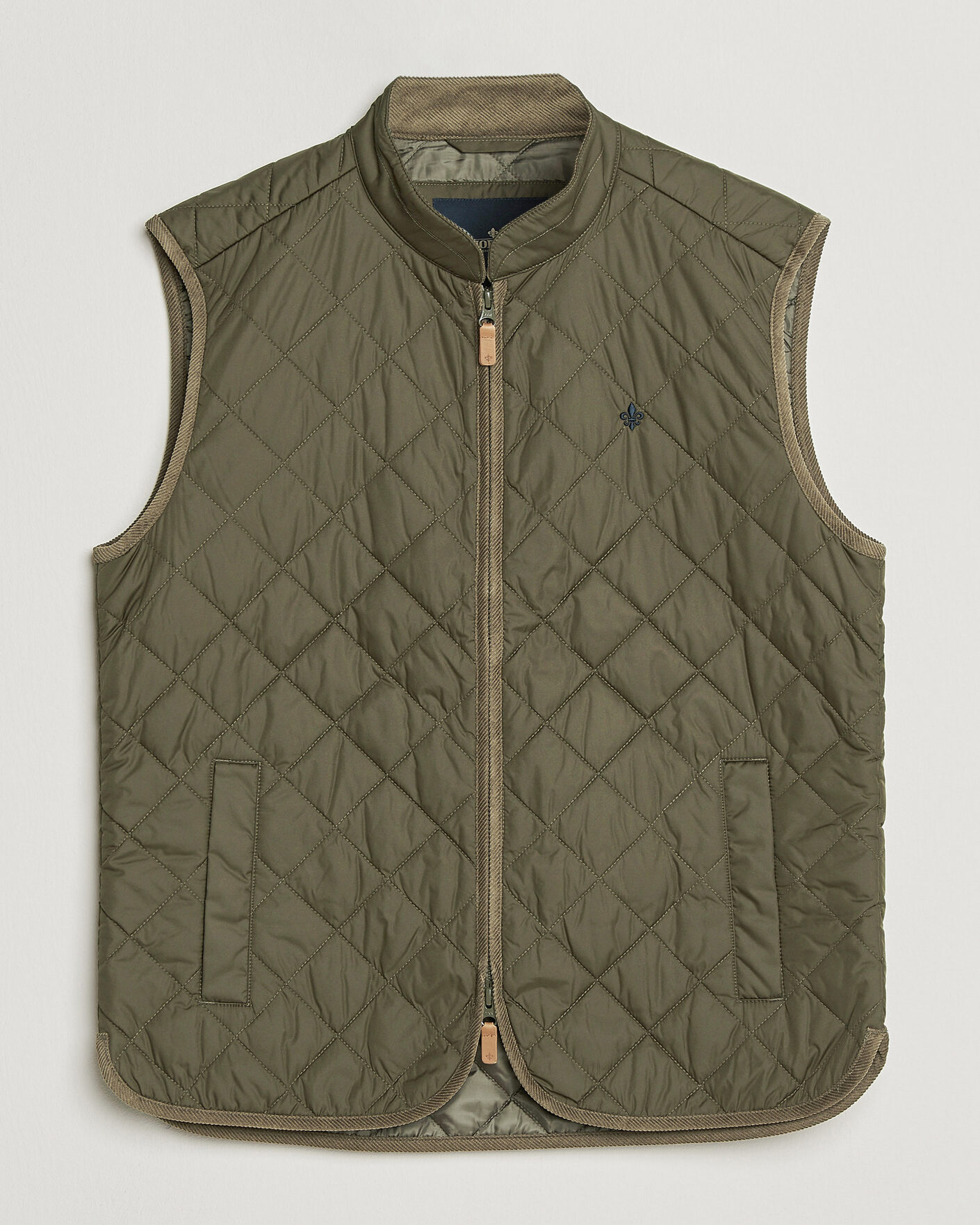 Herren | Westen | Morris | Teddy Quilted Vest Olive