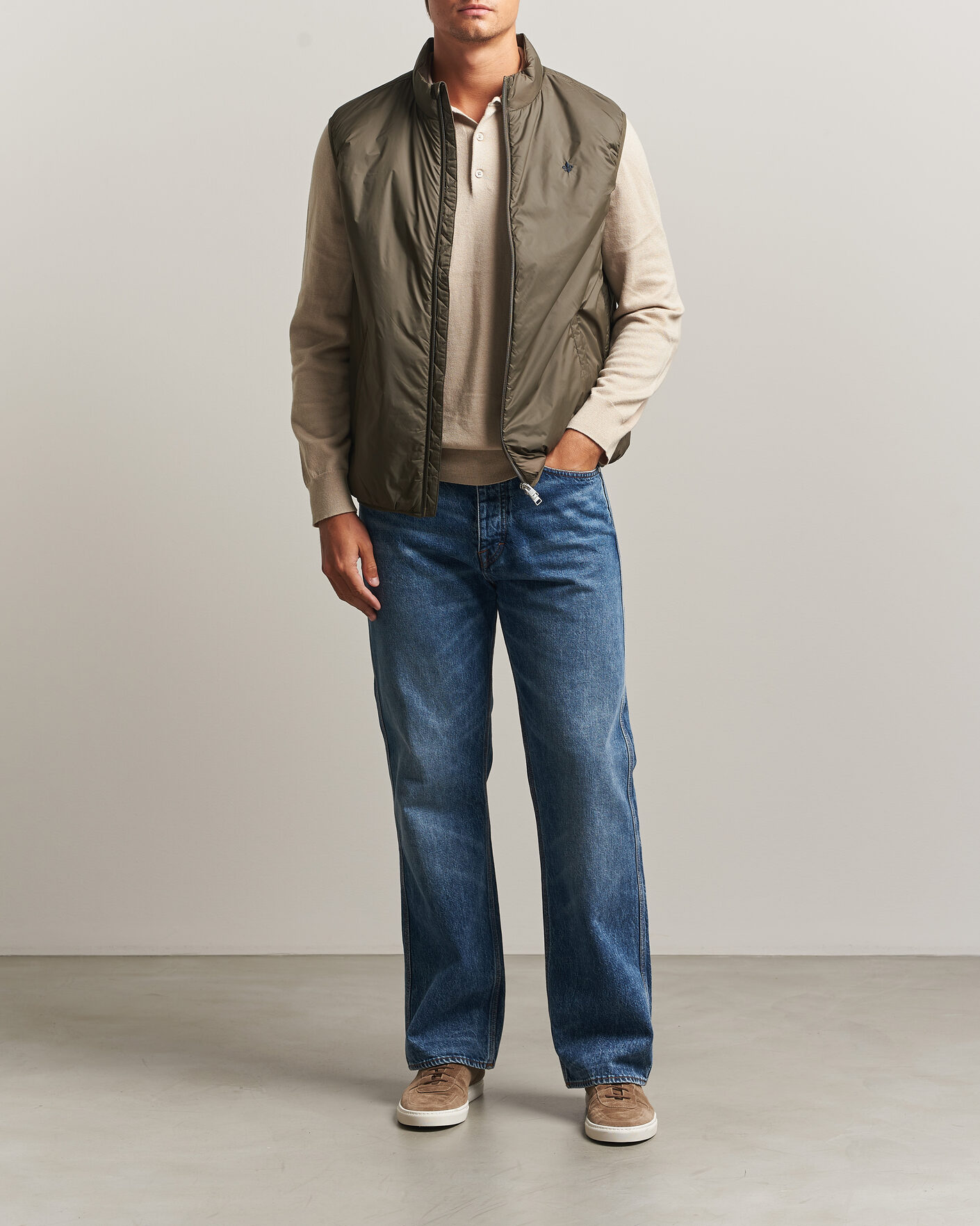 Herren | Westen | Morris | Bradley Padded Vest Olive