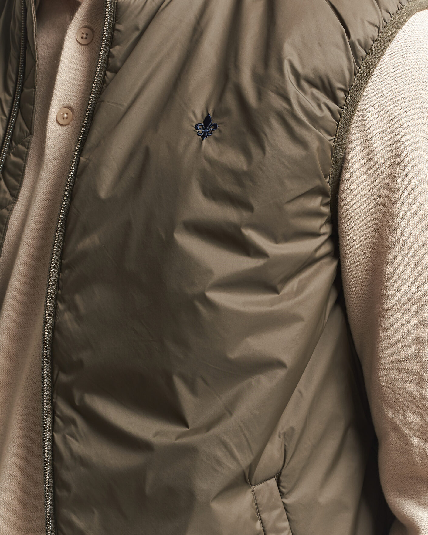 Herren | Westen | Morris | Bradley Padded Vest Olive