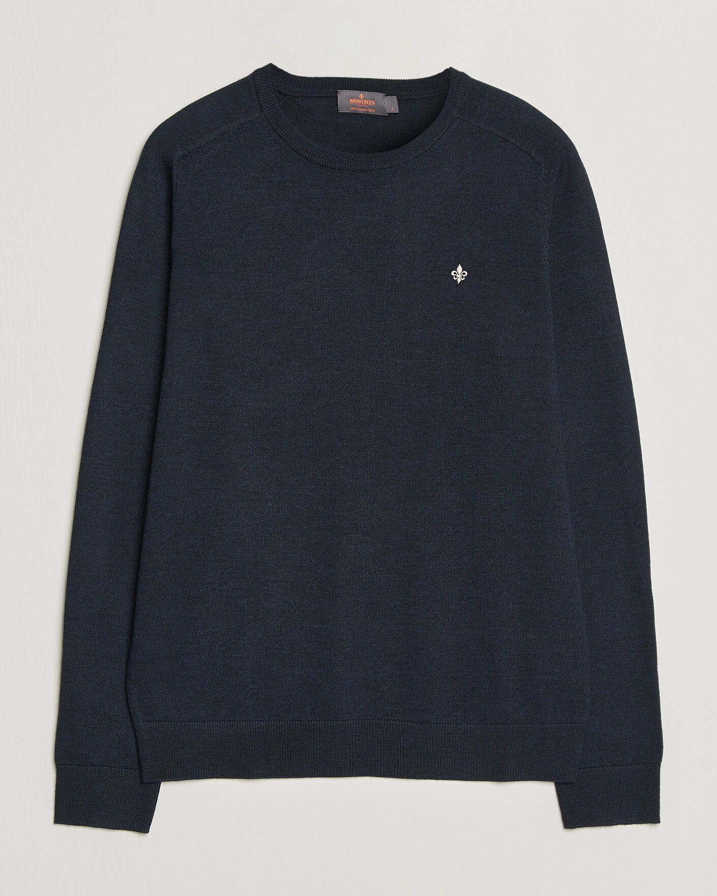 Herren | Pullover | Morris | Merino O-Neck Navy