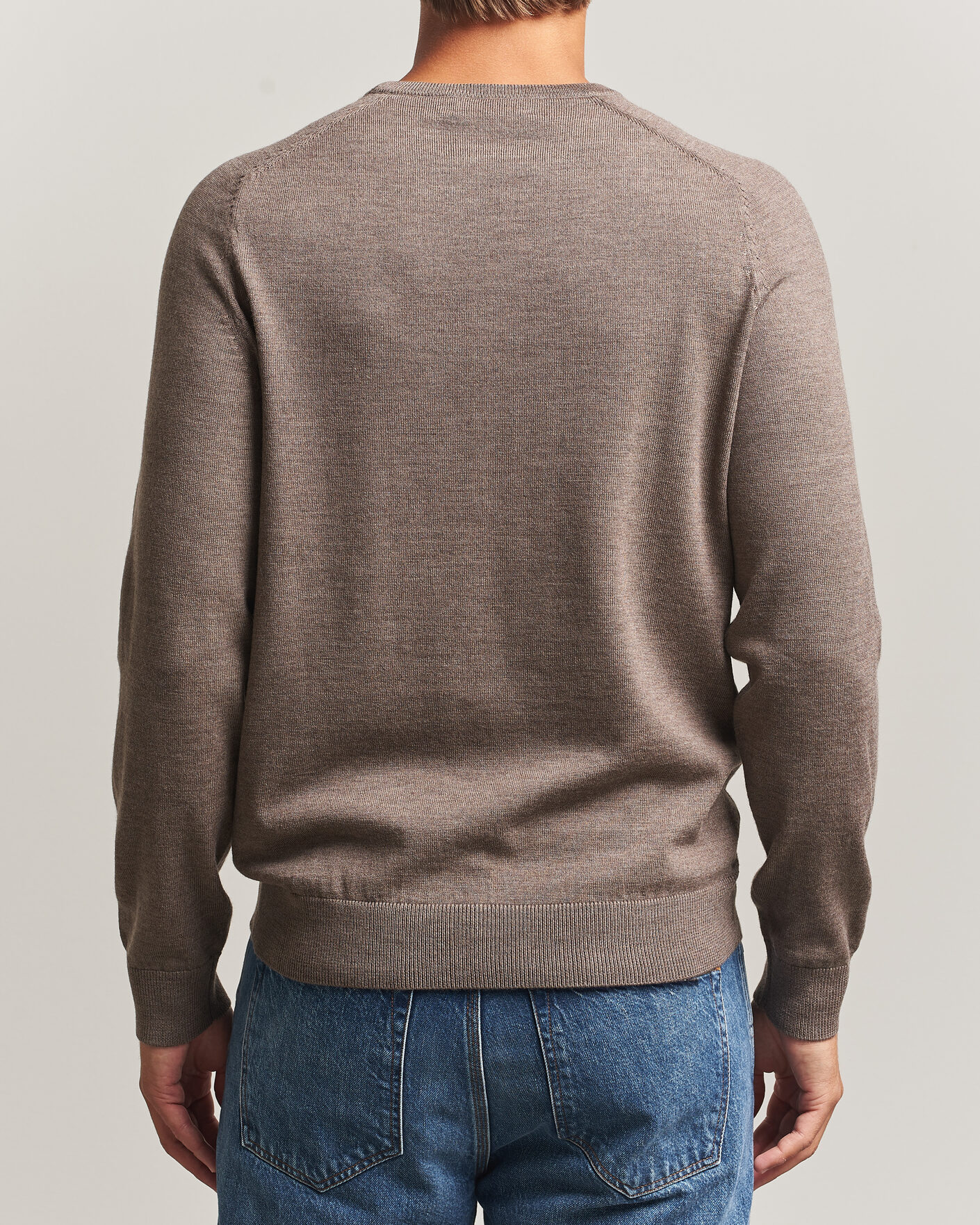 Herren | Pullover | Morris | Merino O-Neck Brown