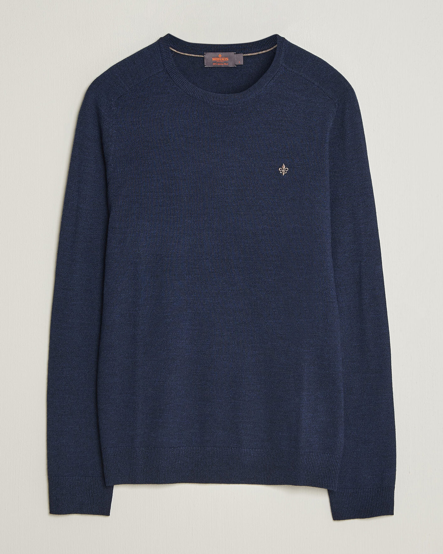 Herren | Pullover | Morris | Merino O-Neck Navy
