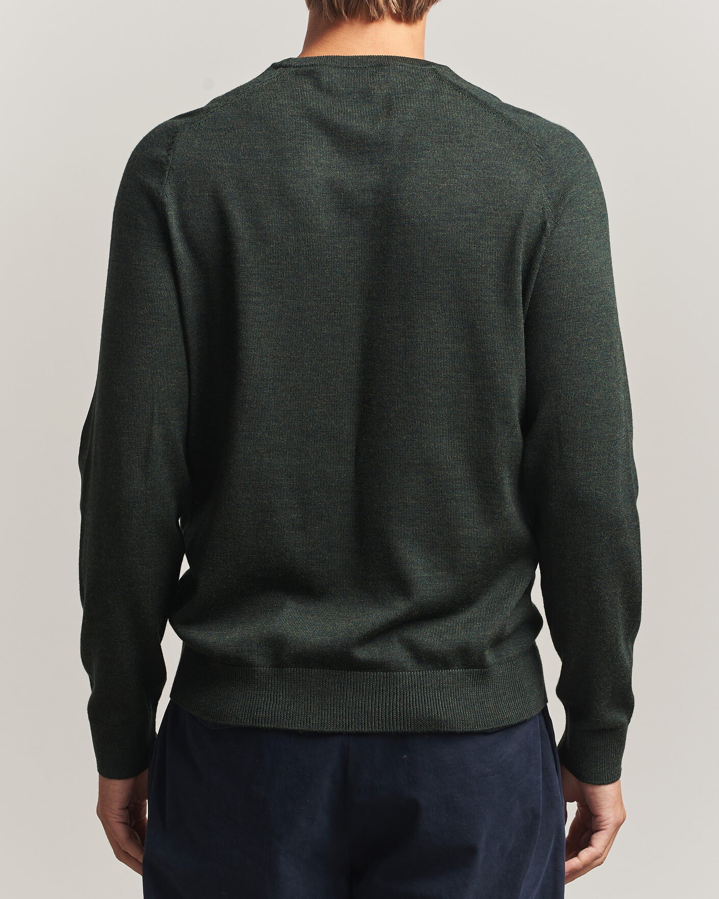 Herren | Pullover | Morris | Merino O-Neck Olive