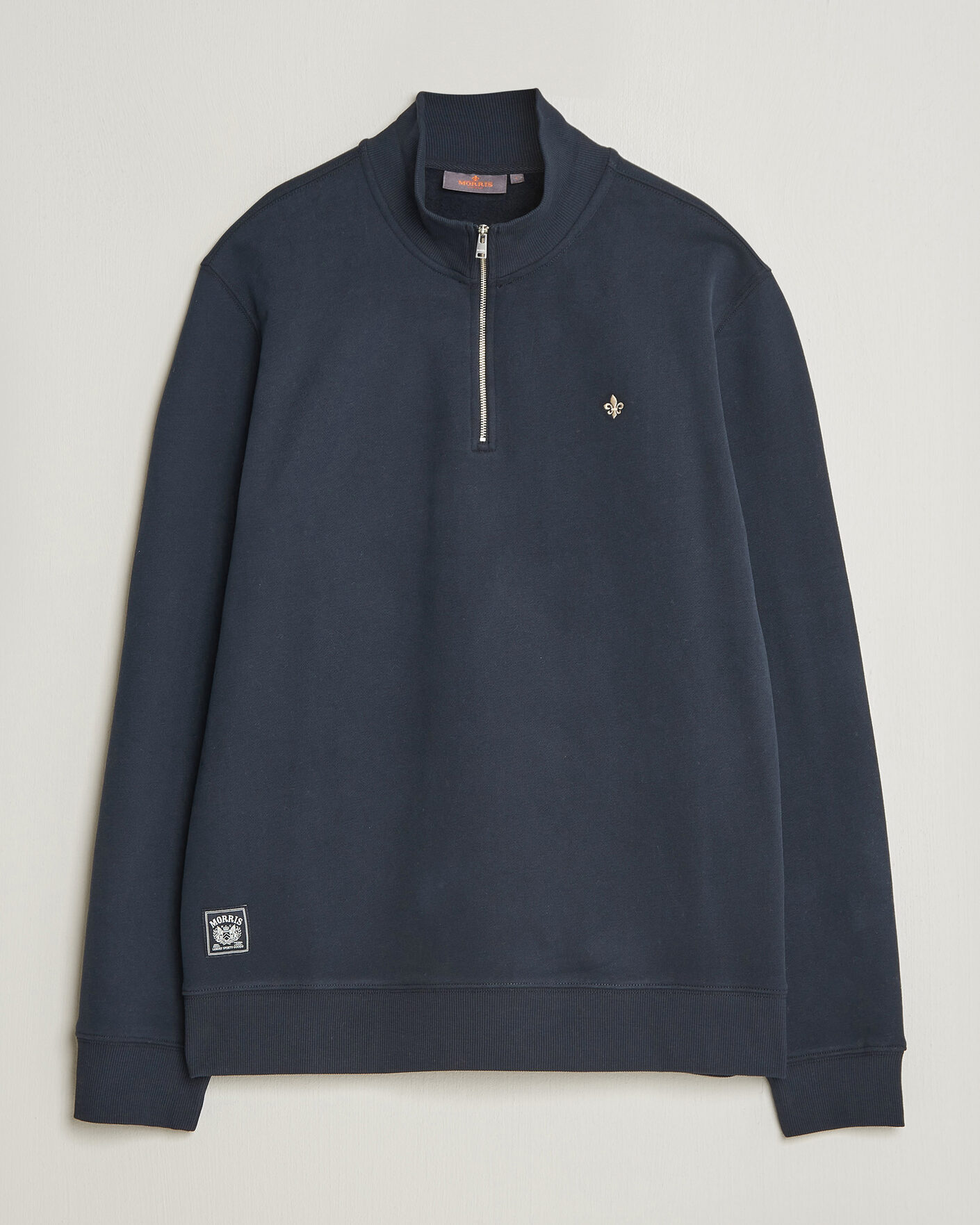 Herren | Pullover | Morris | Brandon Lily Half Zip Old Blue