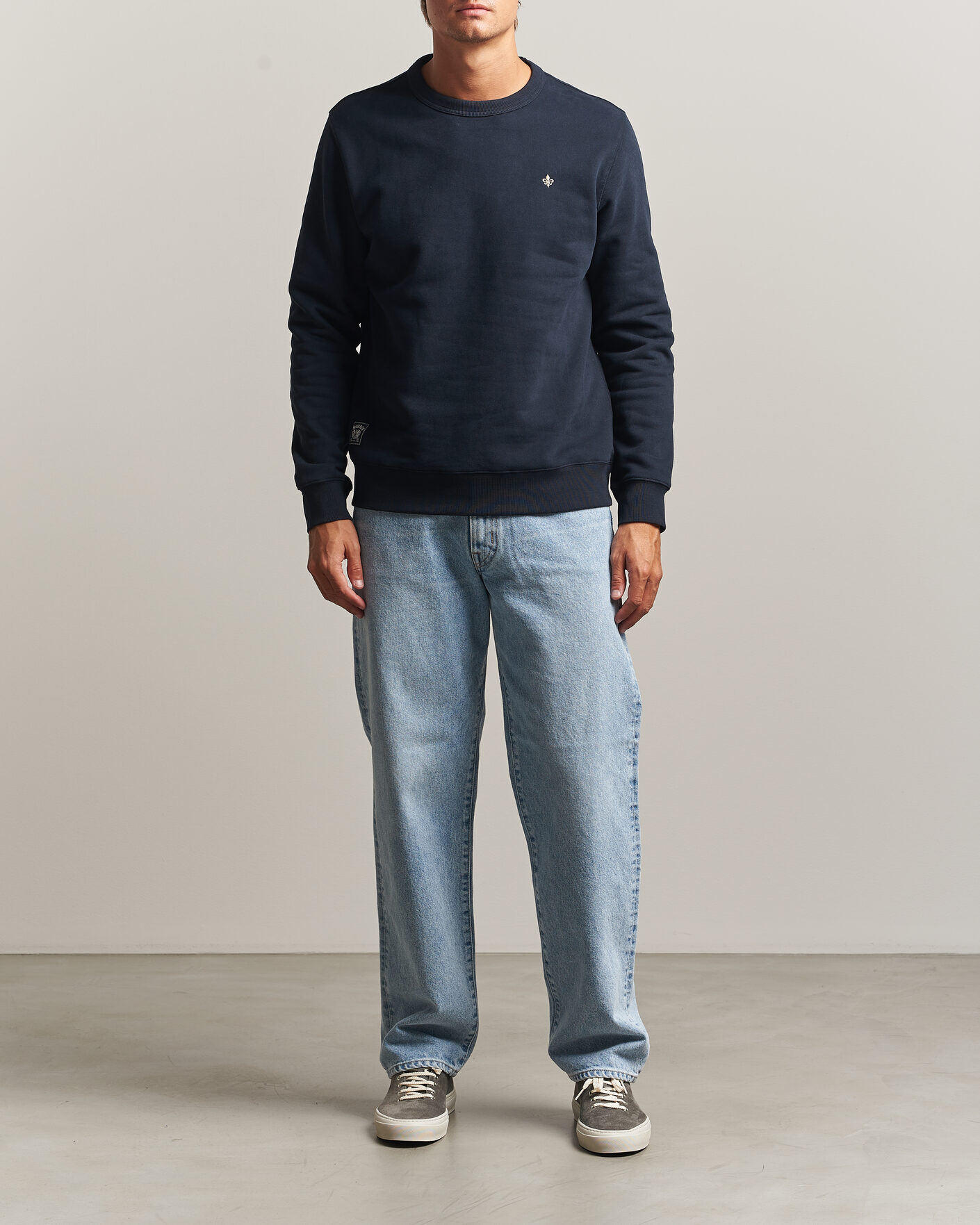 Herren | Pullover | Morris | Brandon Lily Sweatshirt Old Blue