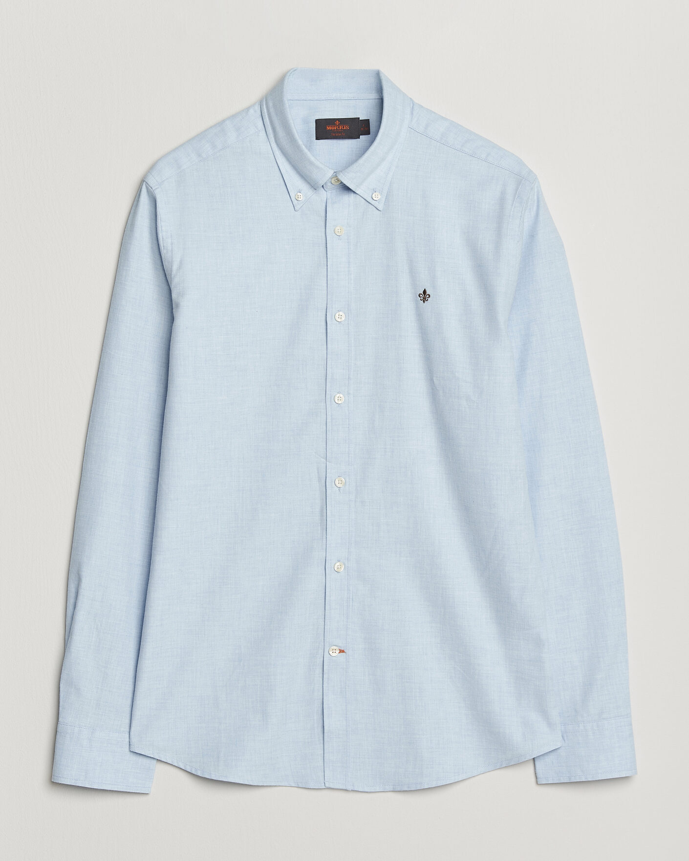 Herren | Hemden | Morris | Watts Flannel Shirt Light Blue