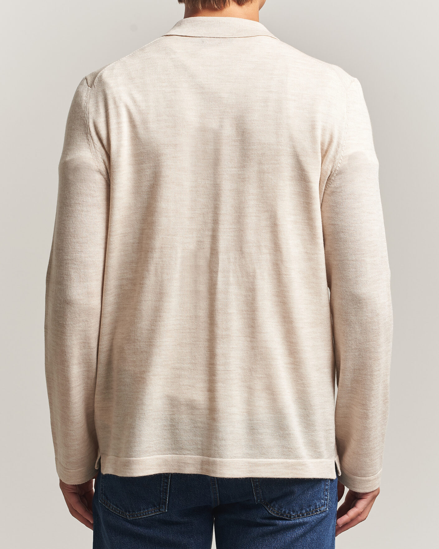 Herren | Hemden | Morris | Merino Shirt Cardigan Off White
