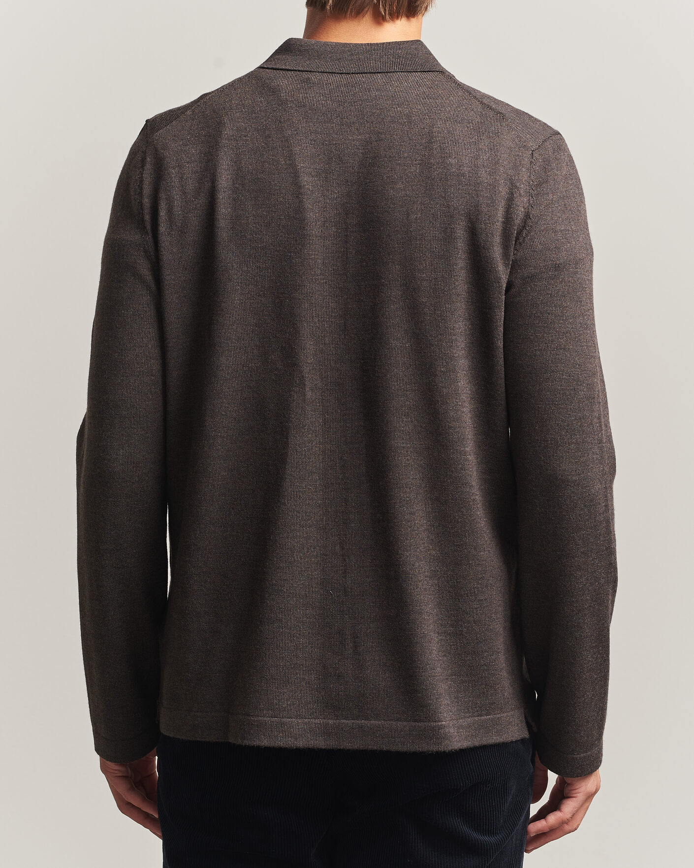 Herren | Hemden | Morris | Merino Shirt Cardigan Brown