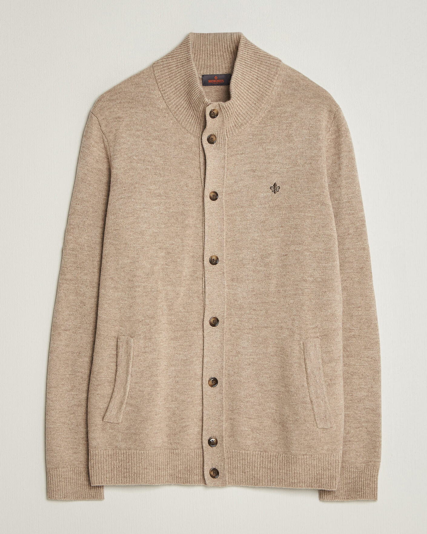 Herren | Pullover | Morris | Hertford Button Cardigan Khaki