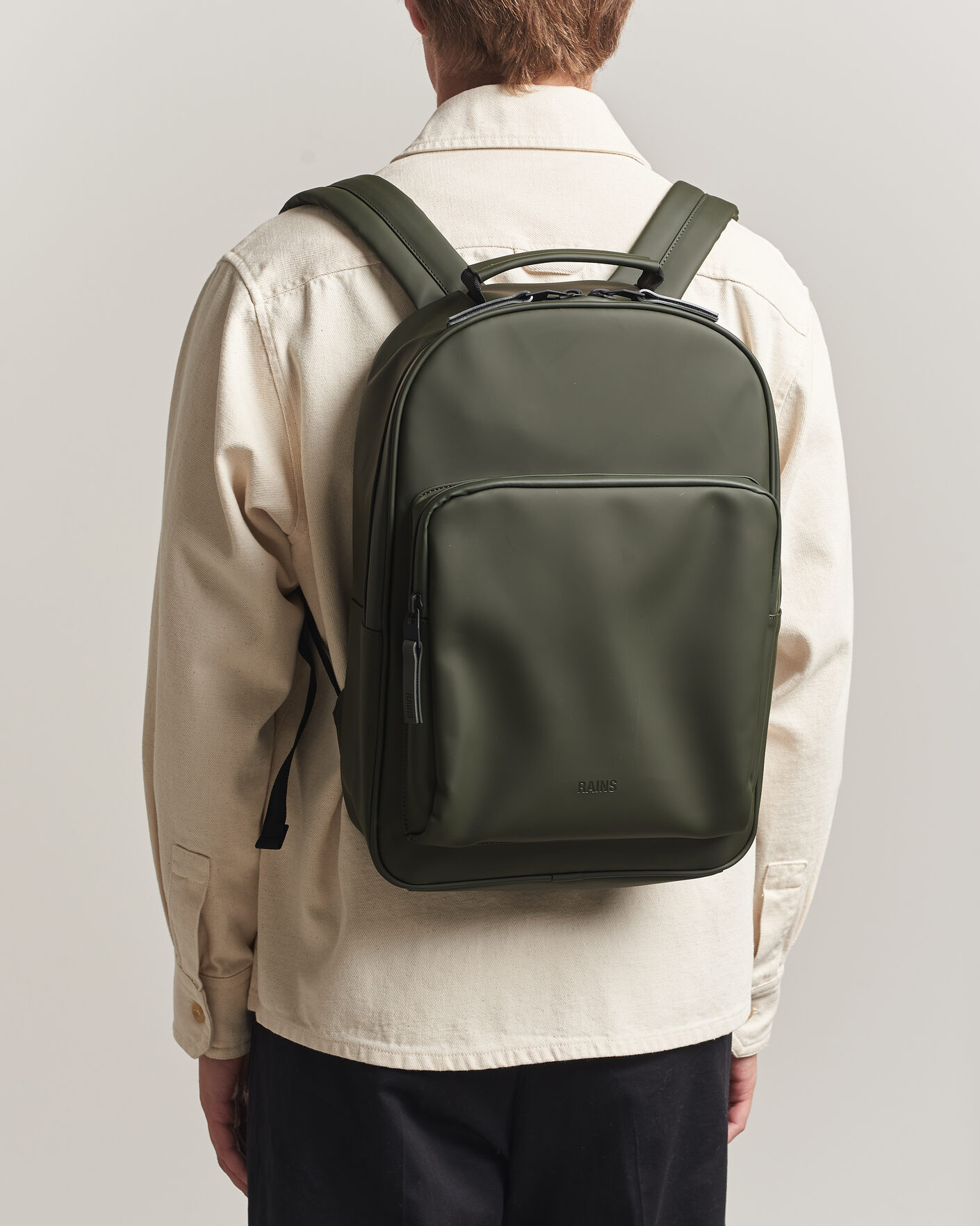 Herren | Taschen | RAINS | Book Daypack Backpack Green