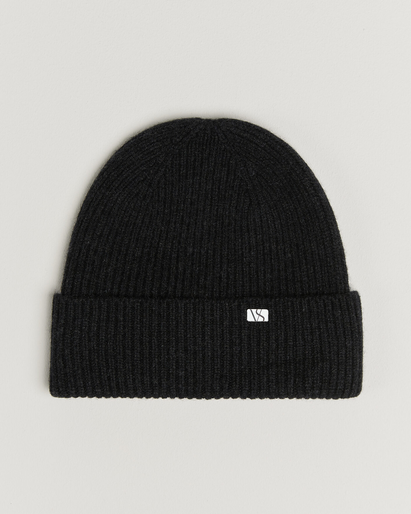 Herren | Hüte & Mützen | Varsity Headwear | Wool/Cashmere Beanie Charcoal Black