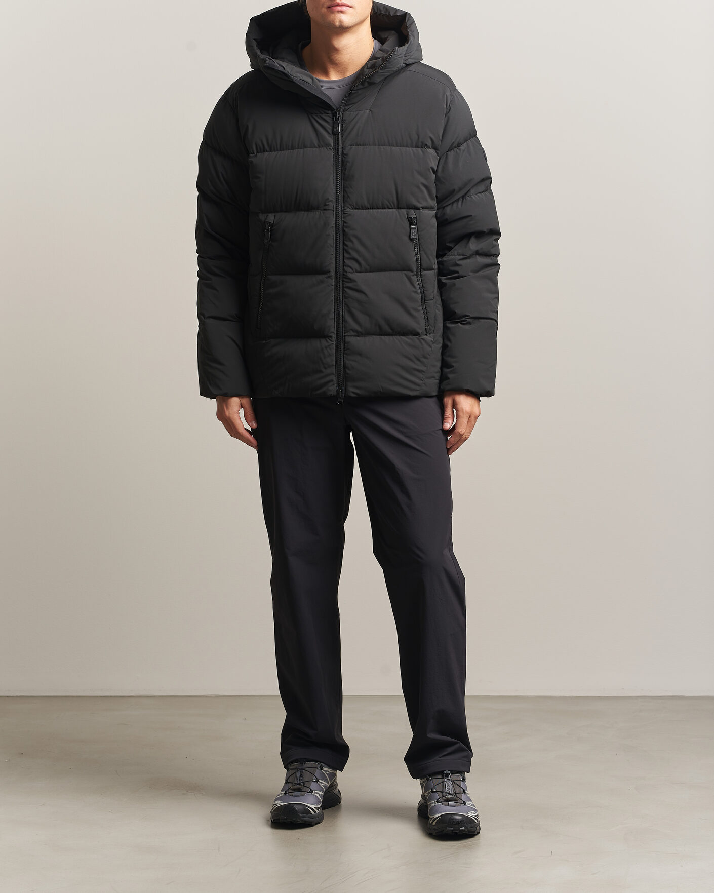 Herren | Jacken | Sail Racing | Cloud Stretch Down Hooded Jacket Carbon