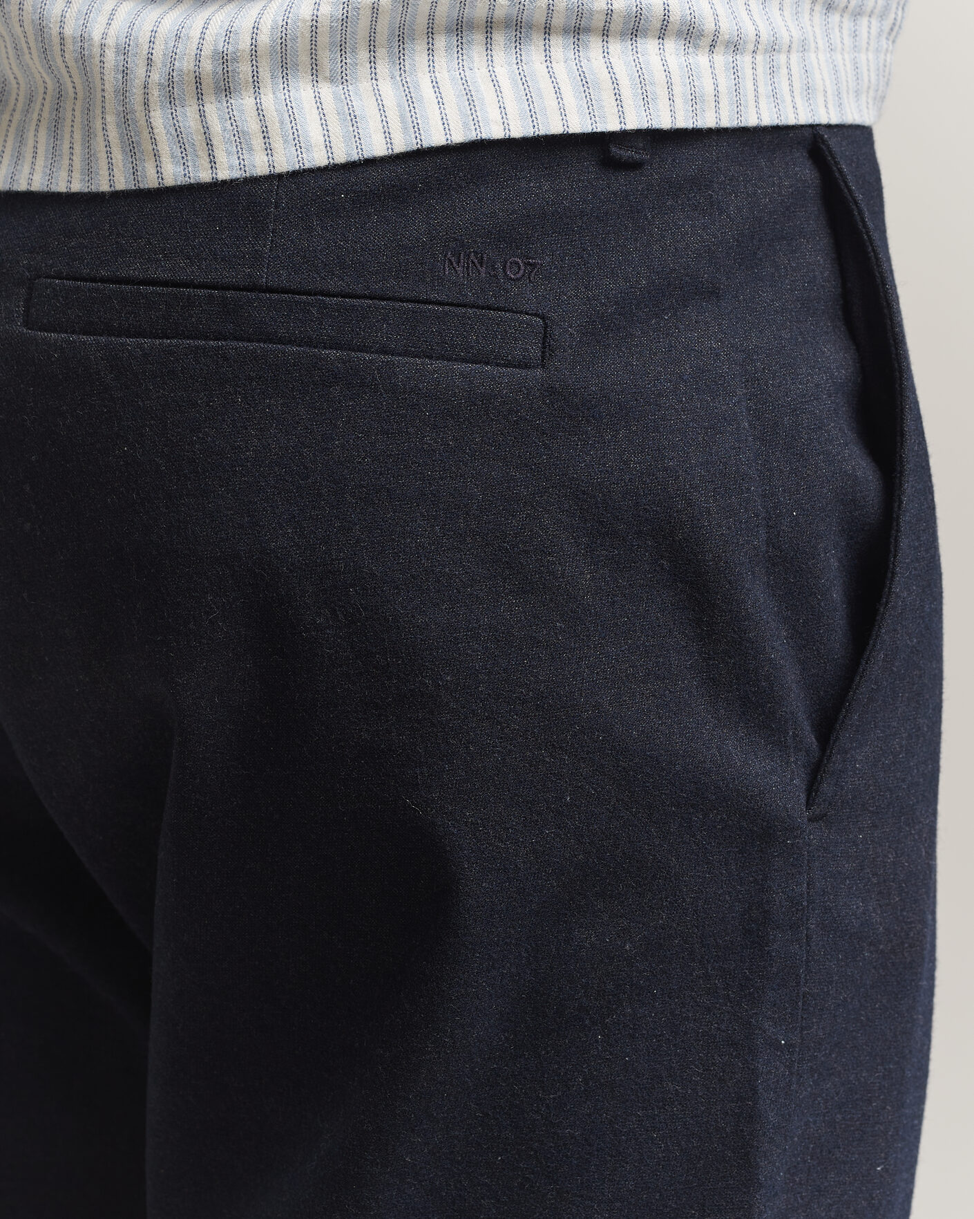 Herren | Hosen | NN07 | Aden Brushed Cotton Trousers Deep Navy