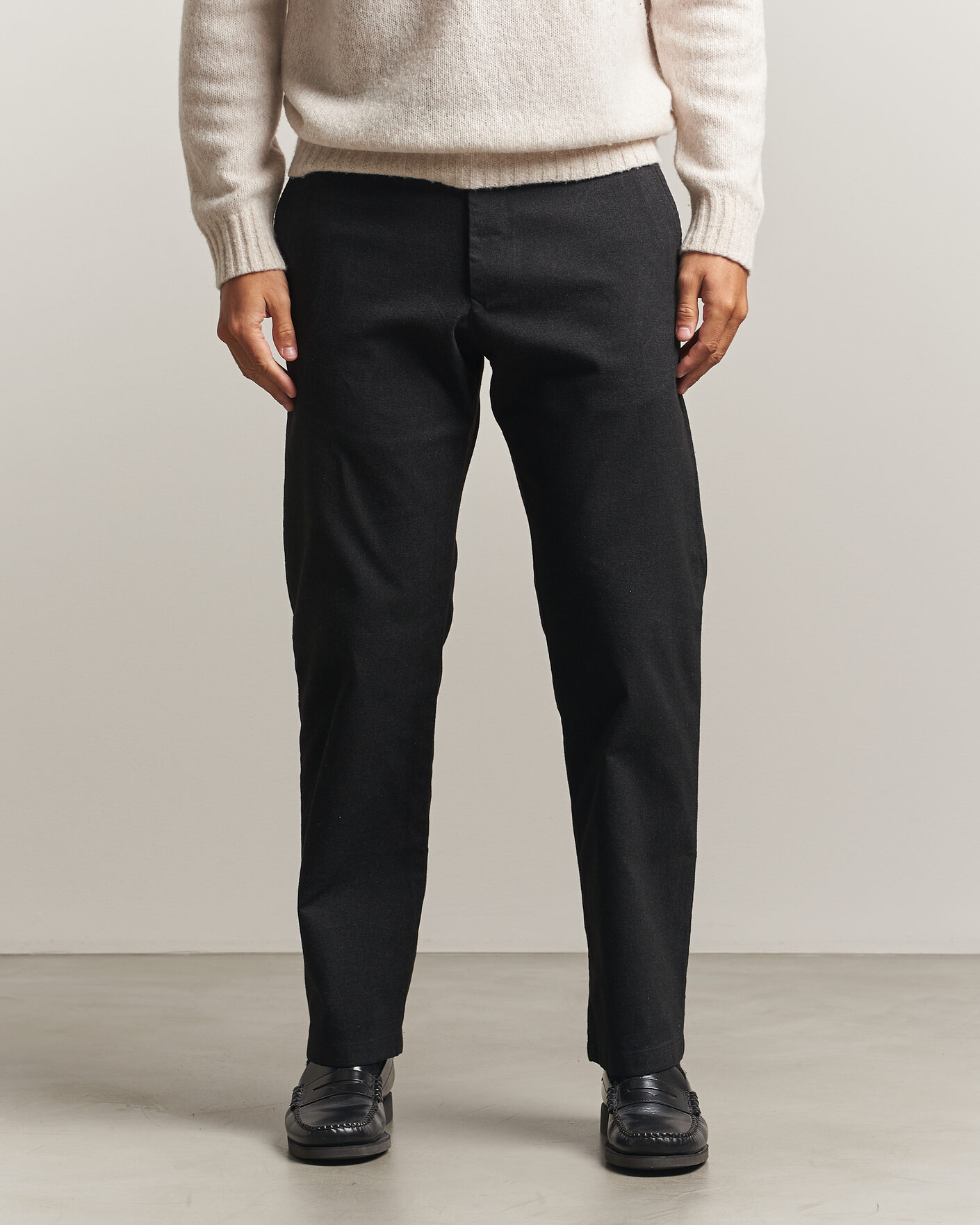 Herren | Hosen | NN07 | Aden Brushed Cotton Trousers Black Multi
