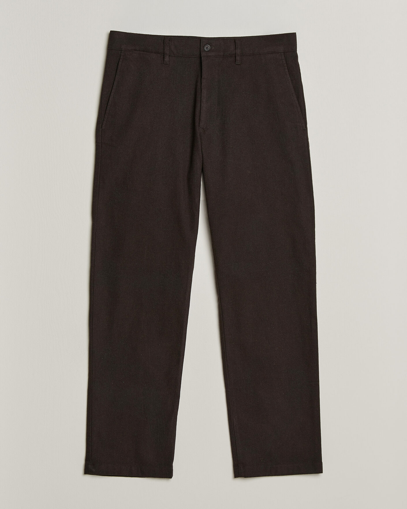 Herren | Hosen | NN07 | Aden Brushed Cotton Trousers Deep Truffle