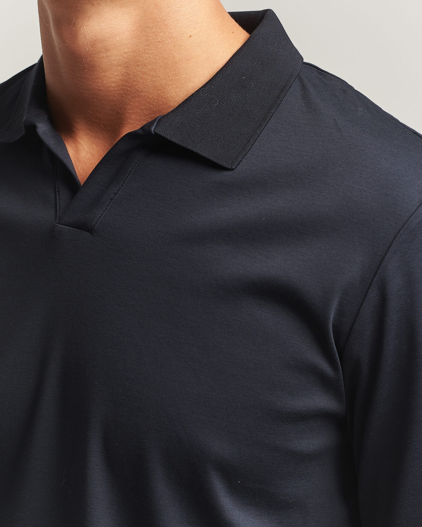Herren | Poloshirts | NN07 | Paul Long Sleeve Polo Deep Navy