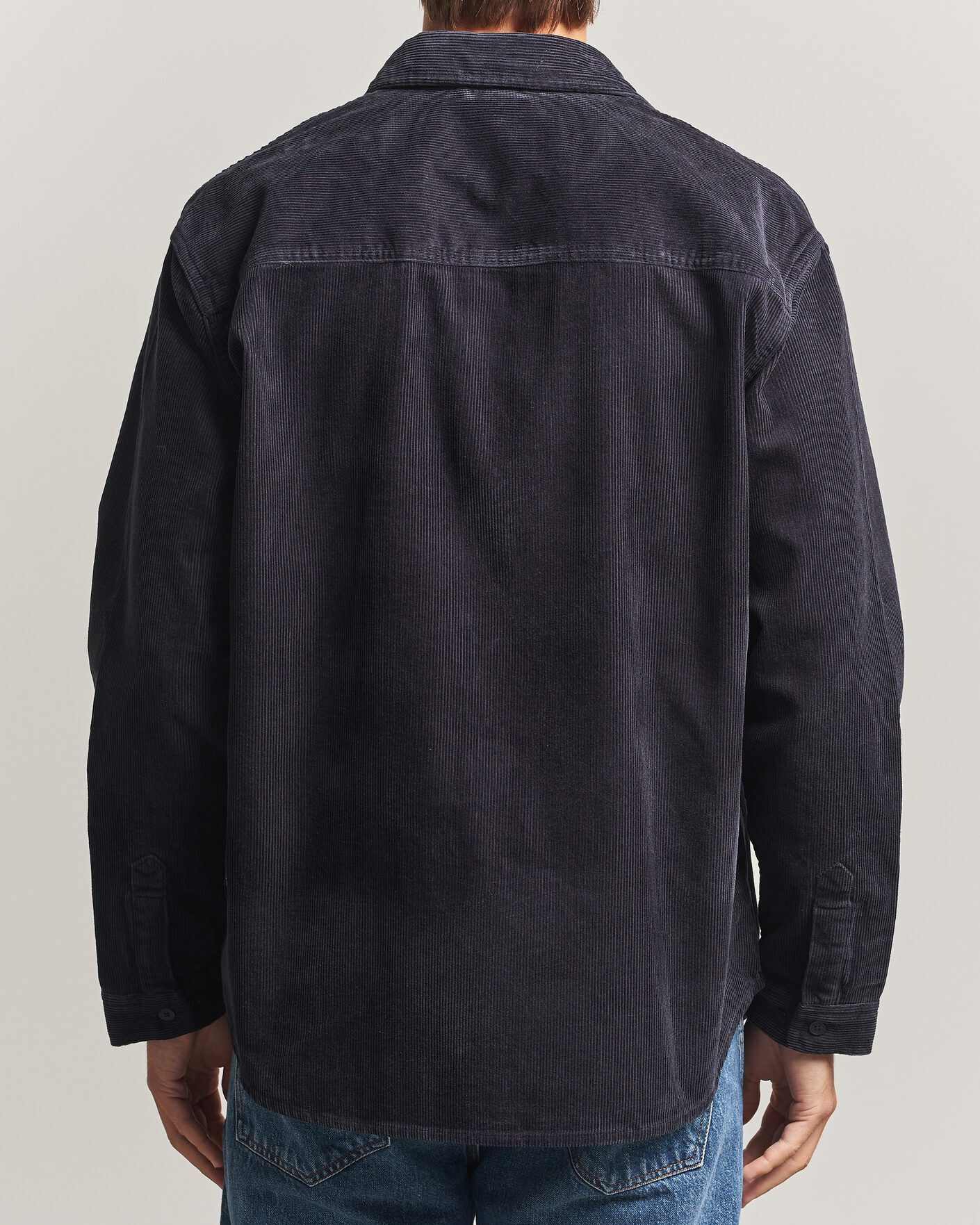Herren | Hemden | NN07 | Casper Corduroy Overshirt Deep Navy