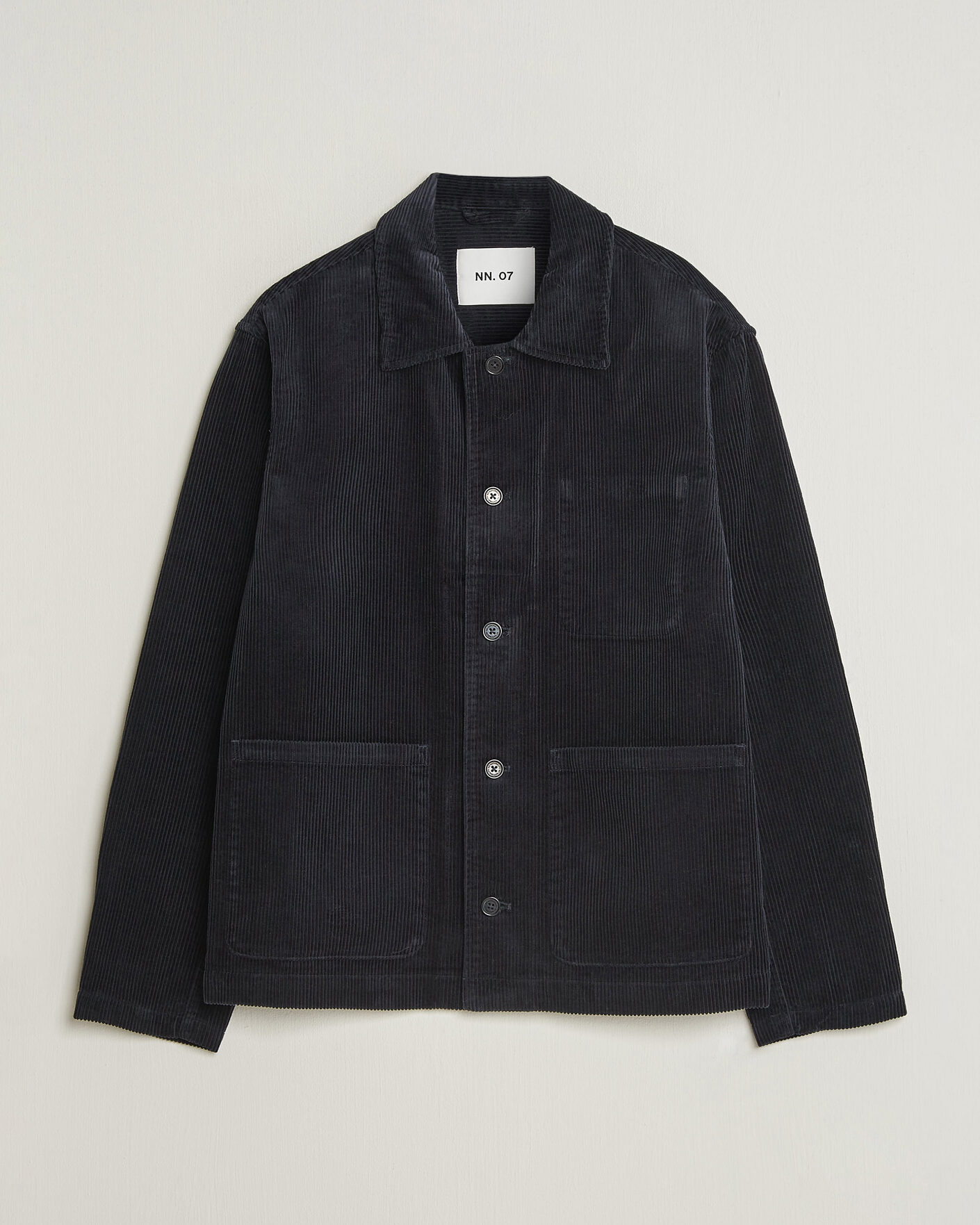 Herren | Hemden | NN07 | Morgan Corduroy Overshirt Deep Navy