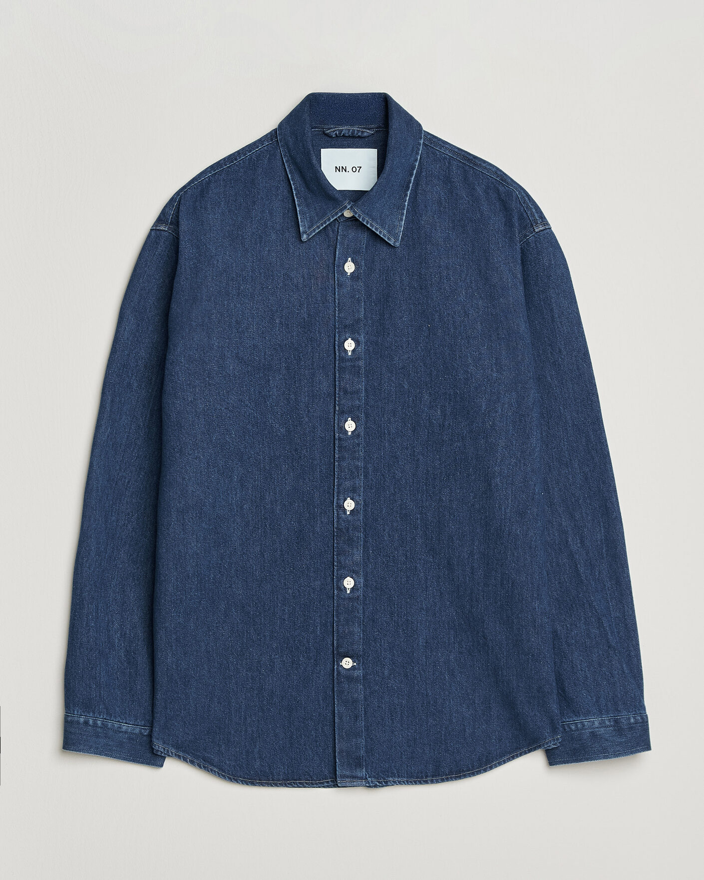 Herren | Hemden | NN07 | Casper Denim Overshirt Medium Indigo