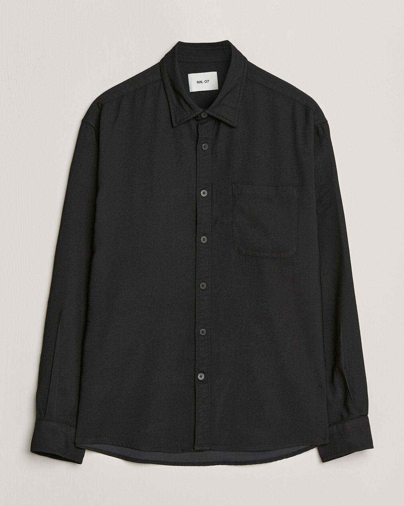 Herren | Hemden | NN07 | Deon Viscose Shirt Black