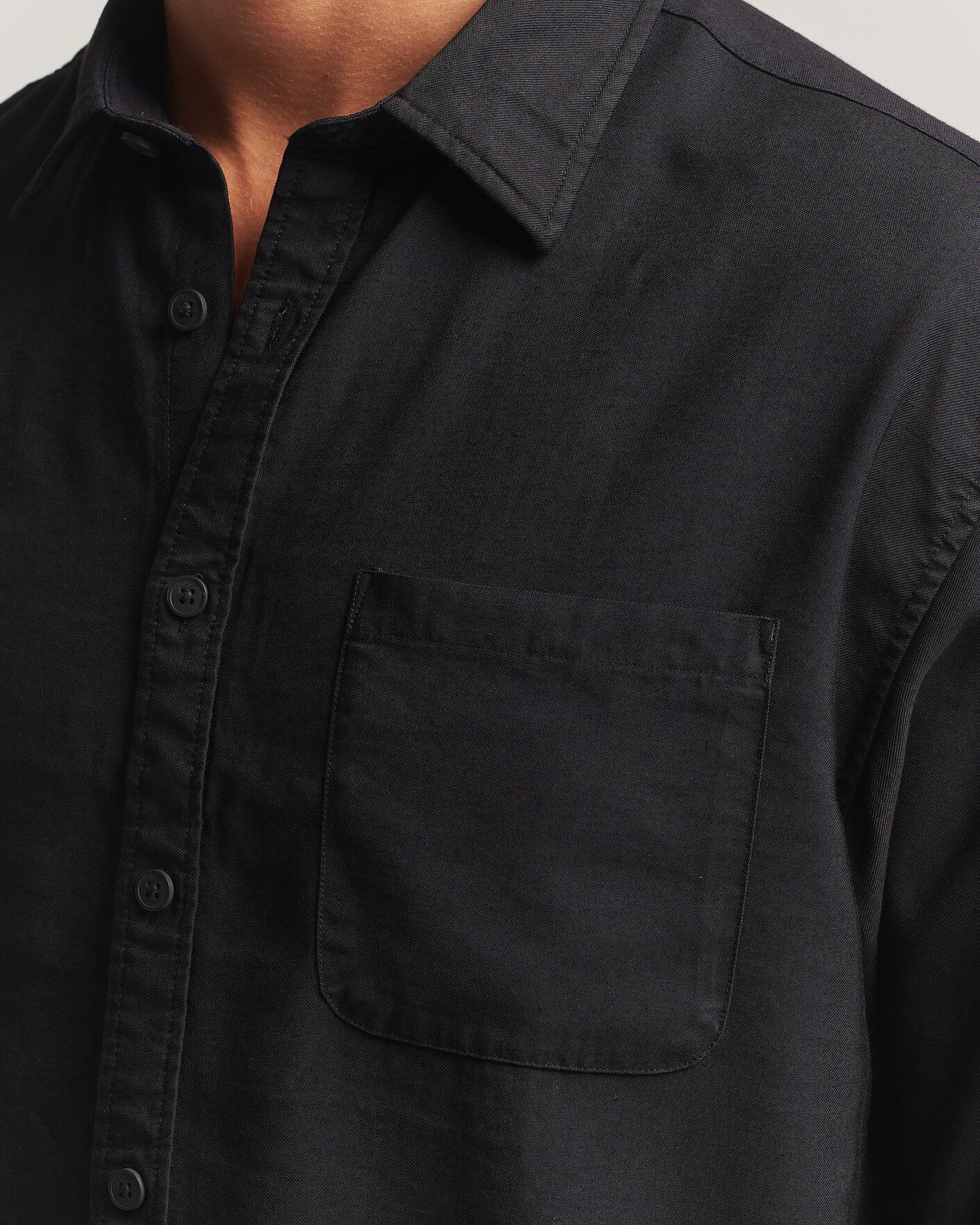Herren | Hemden | NN07 | Deon Viscose Shirt Black