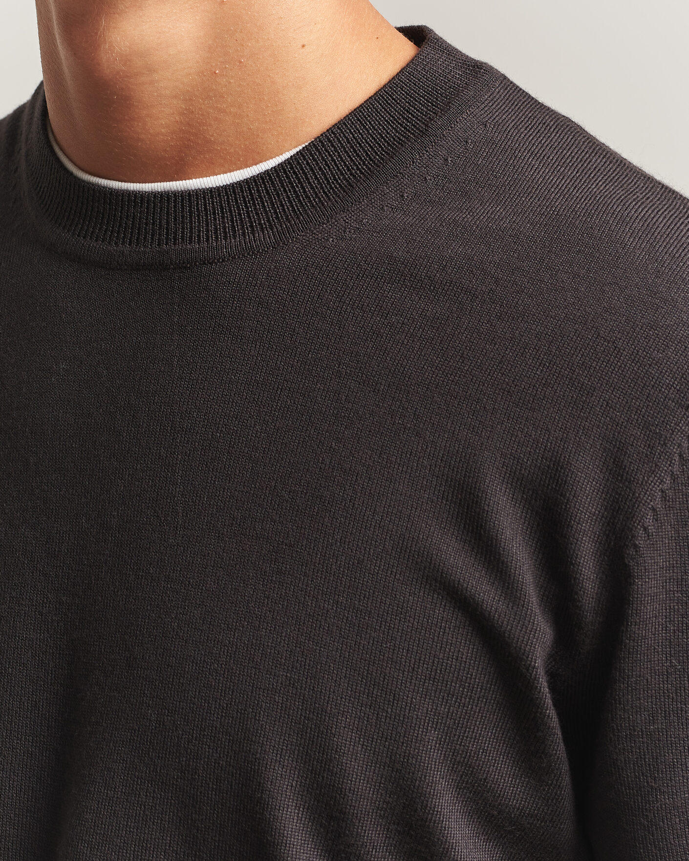 Herren | Pullover | NN07 | Ted Merino Crew Neck Pullover Deep Truffle