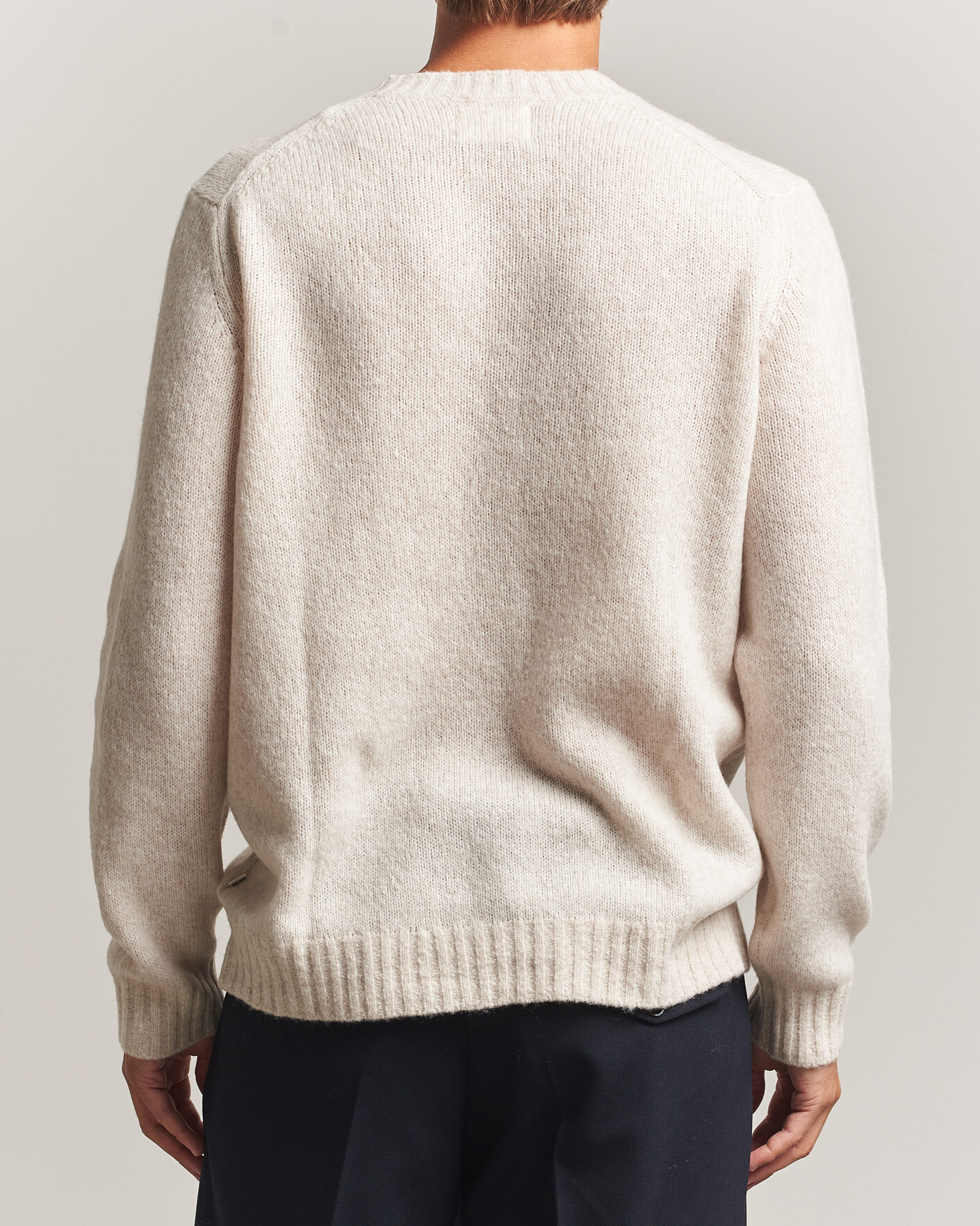 Herren | Pullover | NN07 | Lee Wool Knitted Sweater Ivory