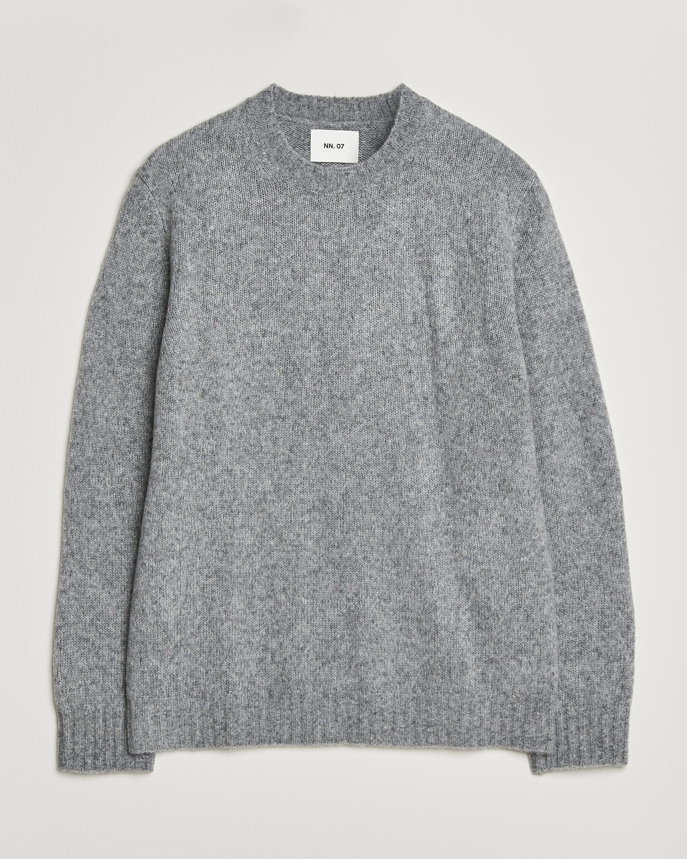 Herren | Pullover | NN07 | Lee Wool Knitted Sweater Grey Melange
