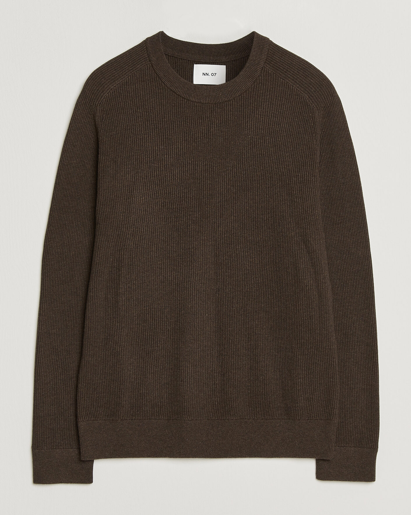 Herren | Pullover | NN07 | Kevin Cotton Knitted Sweater Deep Truffle