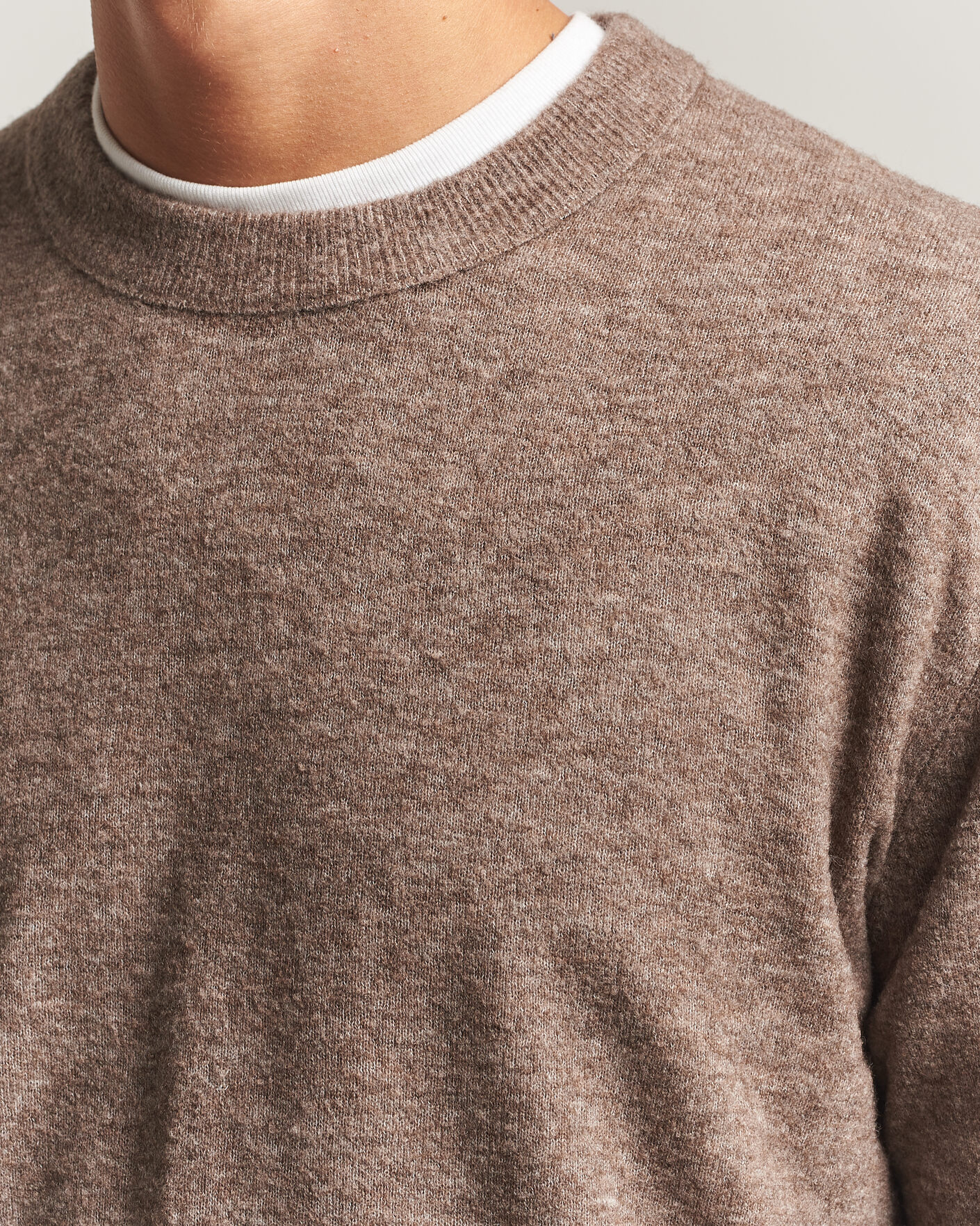 Herren | Pullover | NN07 | Gavin Brushed Wool Knitted Sweater Desert Clay