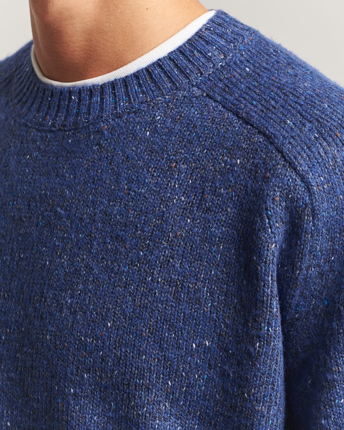 Herren | Pullover | NN07 | Jim Neps Wool Knitted Sweater Blue Ignition