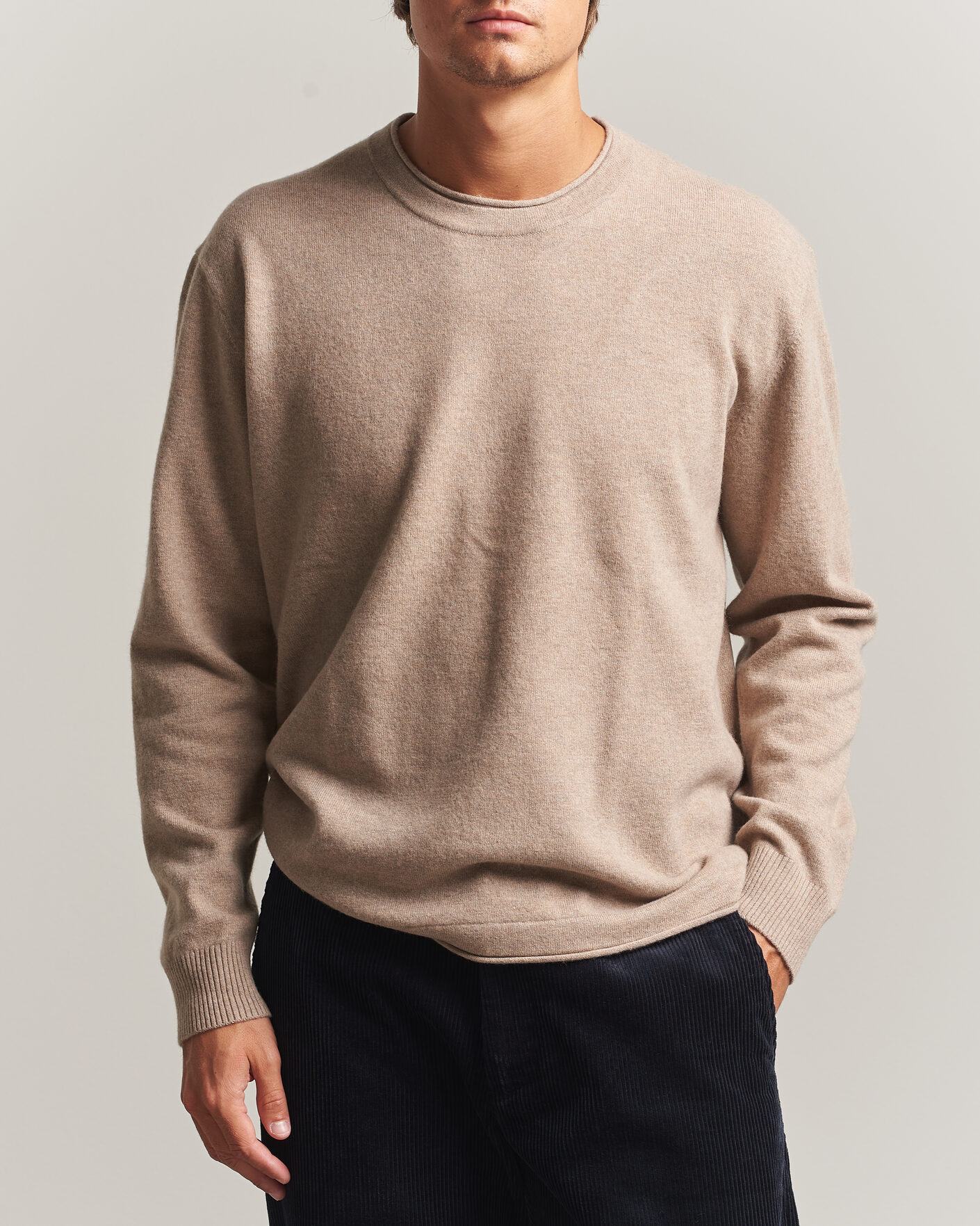 Herren | Pullover | NN07 | Sammy Wool Knitted Sweater Clay Melange