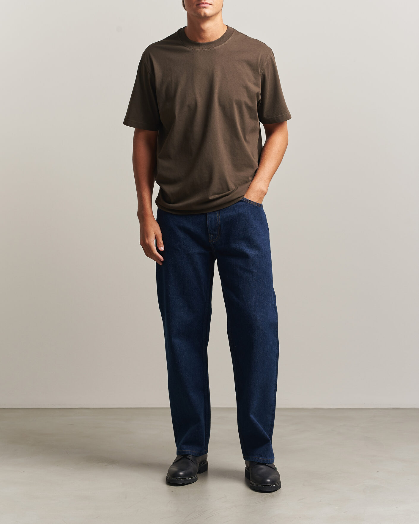 Herren | T-Shirts | NN07 | Adam Crew Neck T-Shirt Earthwood