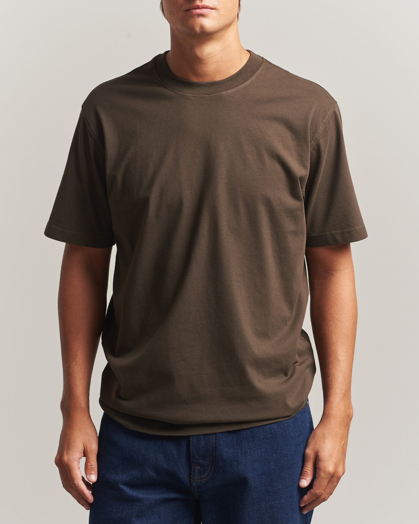 Herren | T-Shirts | NN07 | Adam Crew Neck T-Shirt Earthwood