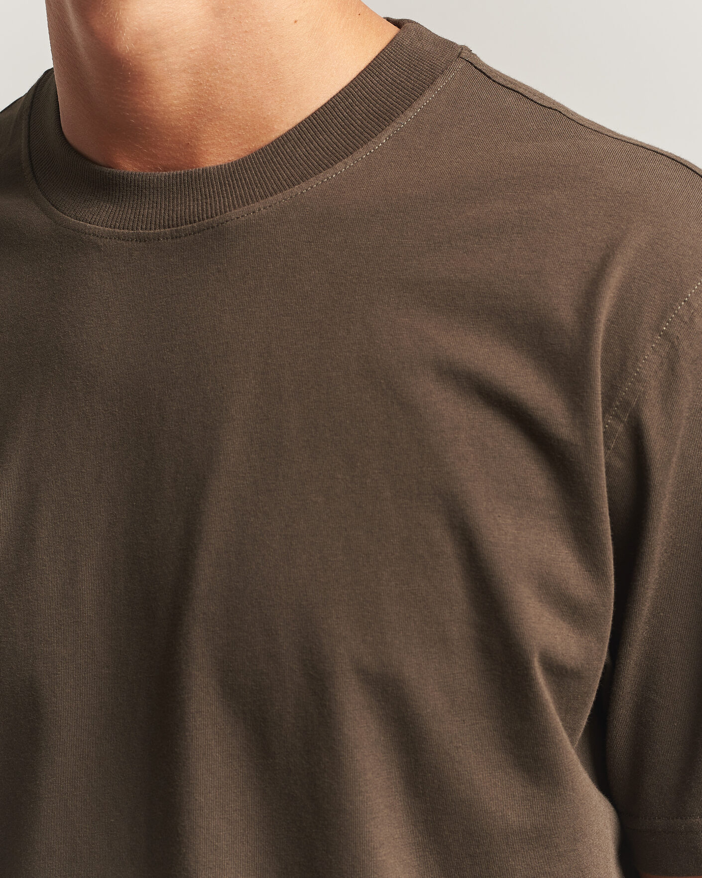 Herren | T-Shirts | NN07 | Adam Crew Neck T-Shirt Earthwood